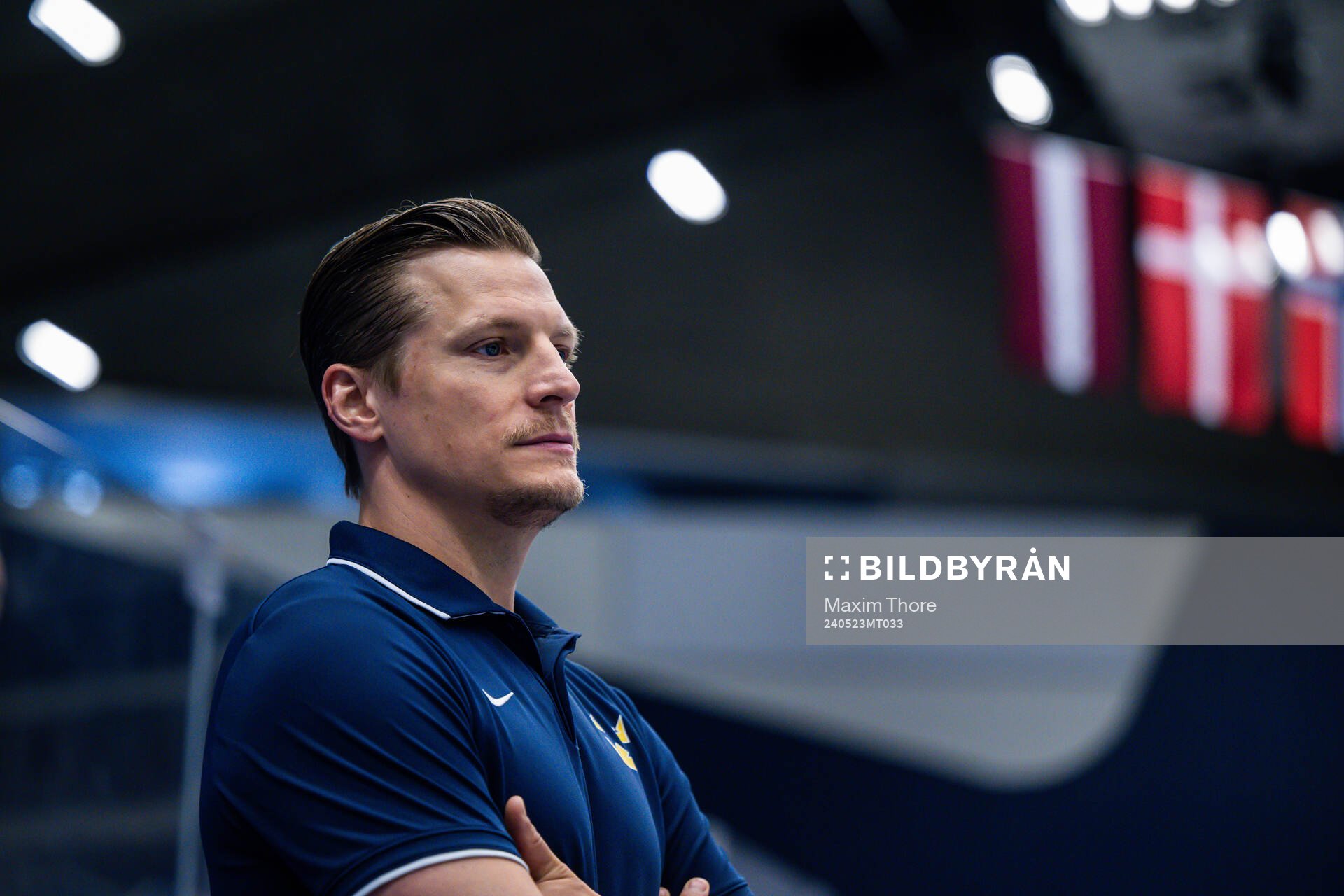 Physiotherapist Dennis Schirmer of Sweden at a practice