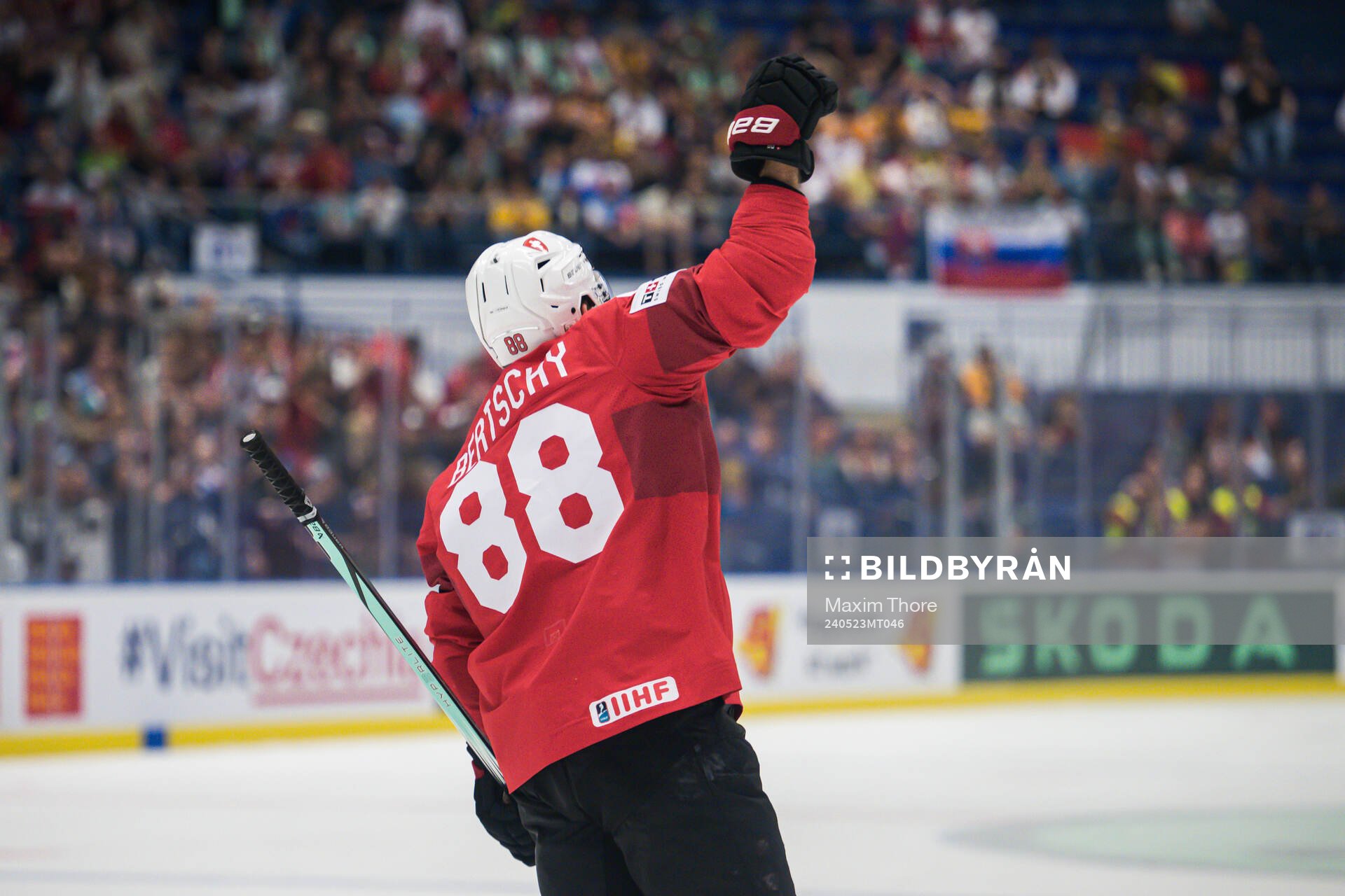 Christoph Bertschy of Switzerland celebrates