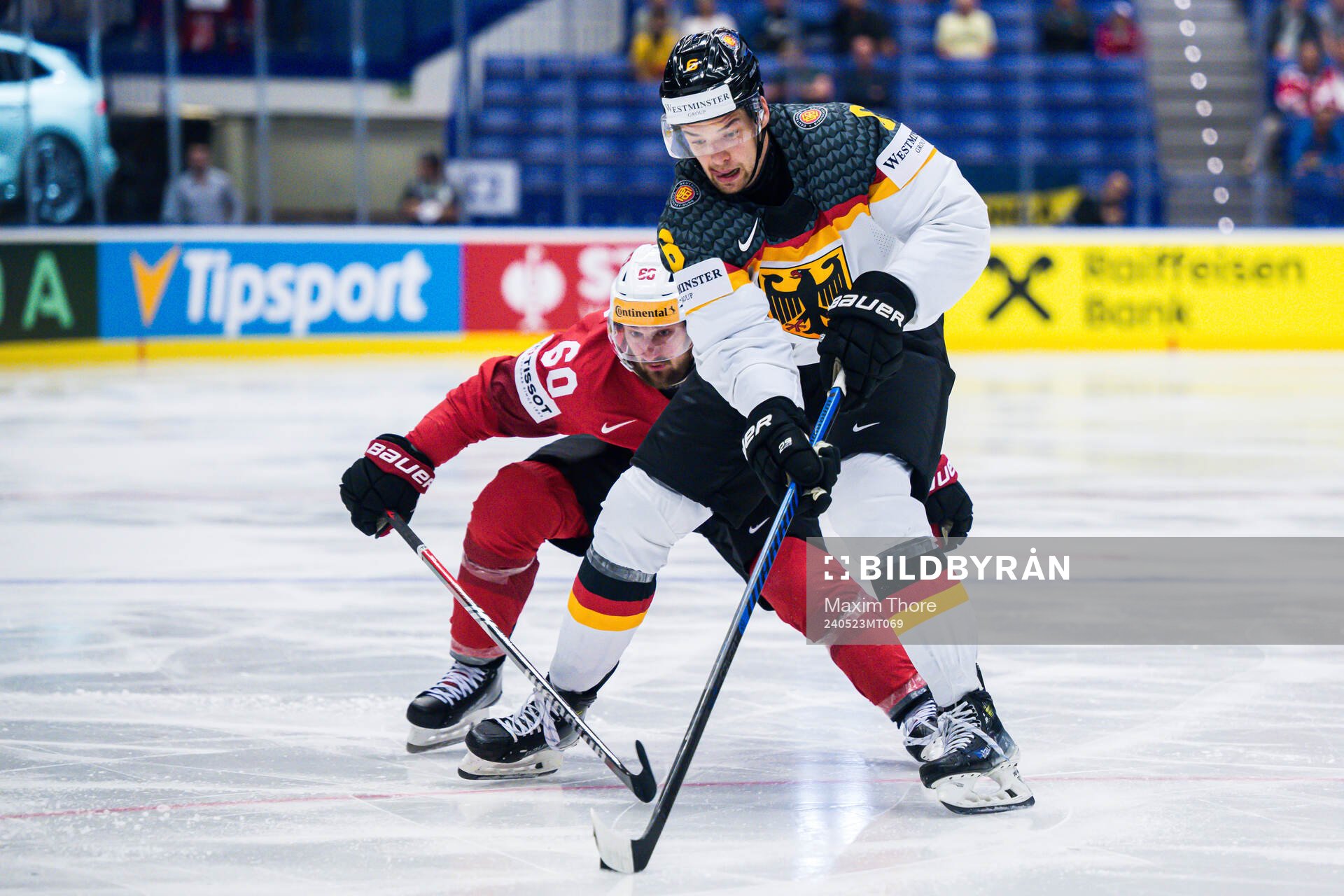 Tristan Scherwey of Switzerland and Kai Wissman of Germany