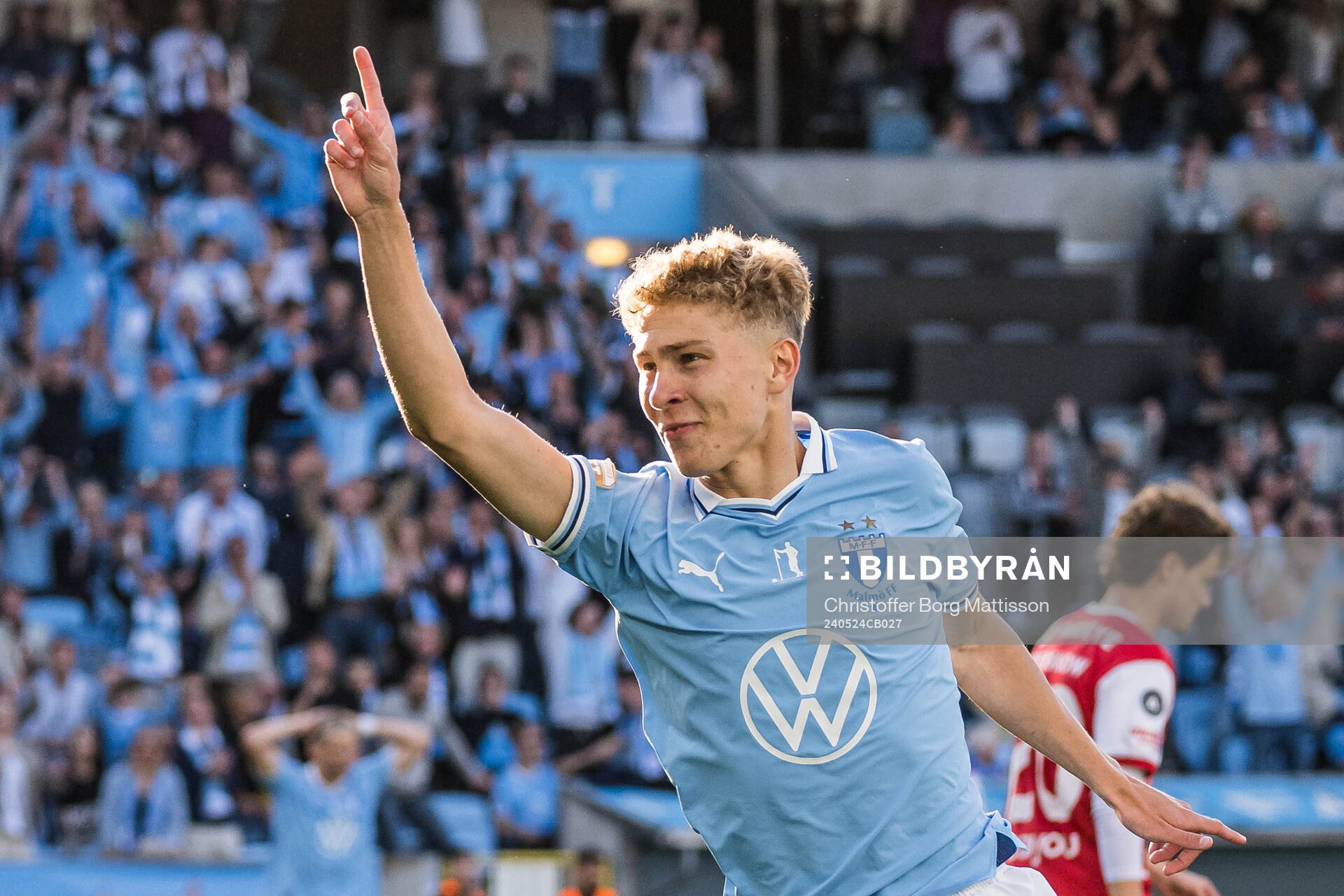 Malmö FFs Hugo Bolin jublar