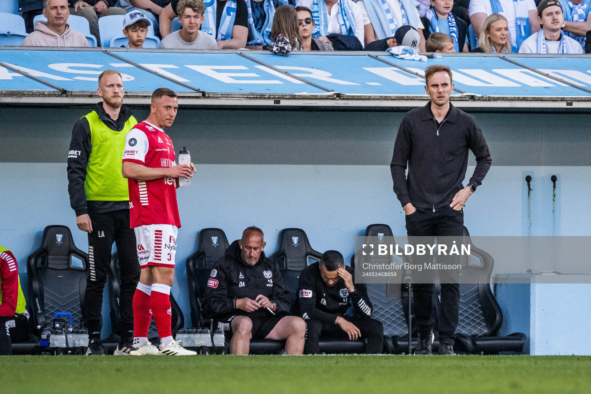 Kalmars tränare Henrik Jensen deppar
