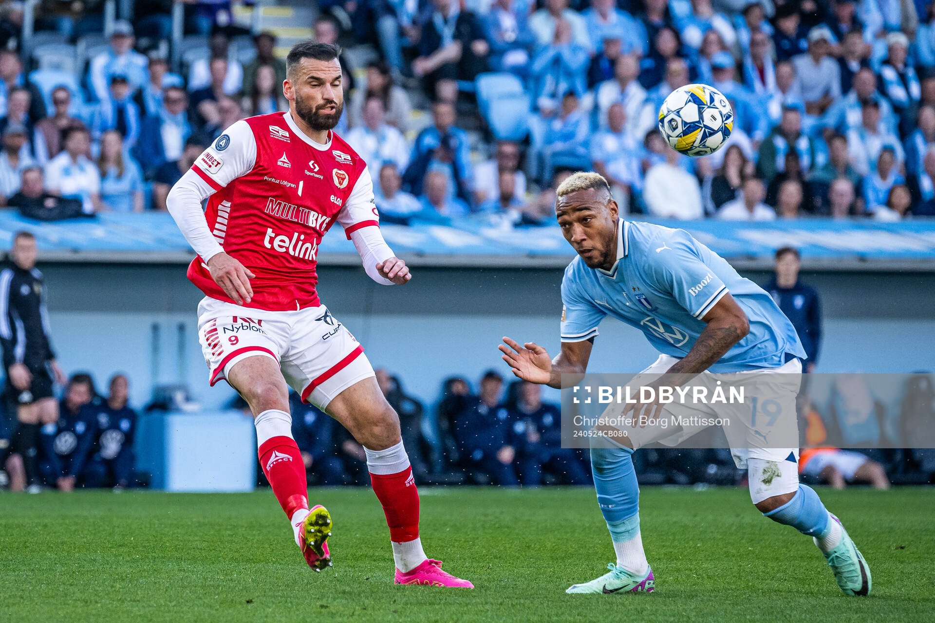 Kalmars Dino Islamovic och Malmö FFs Derek Cornelius