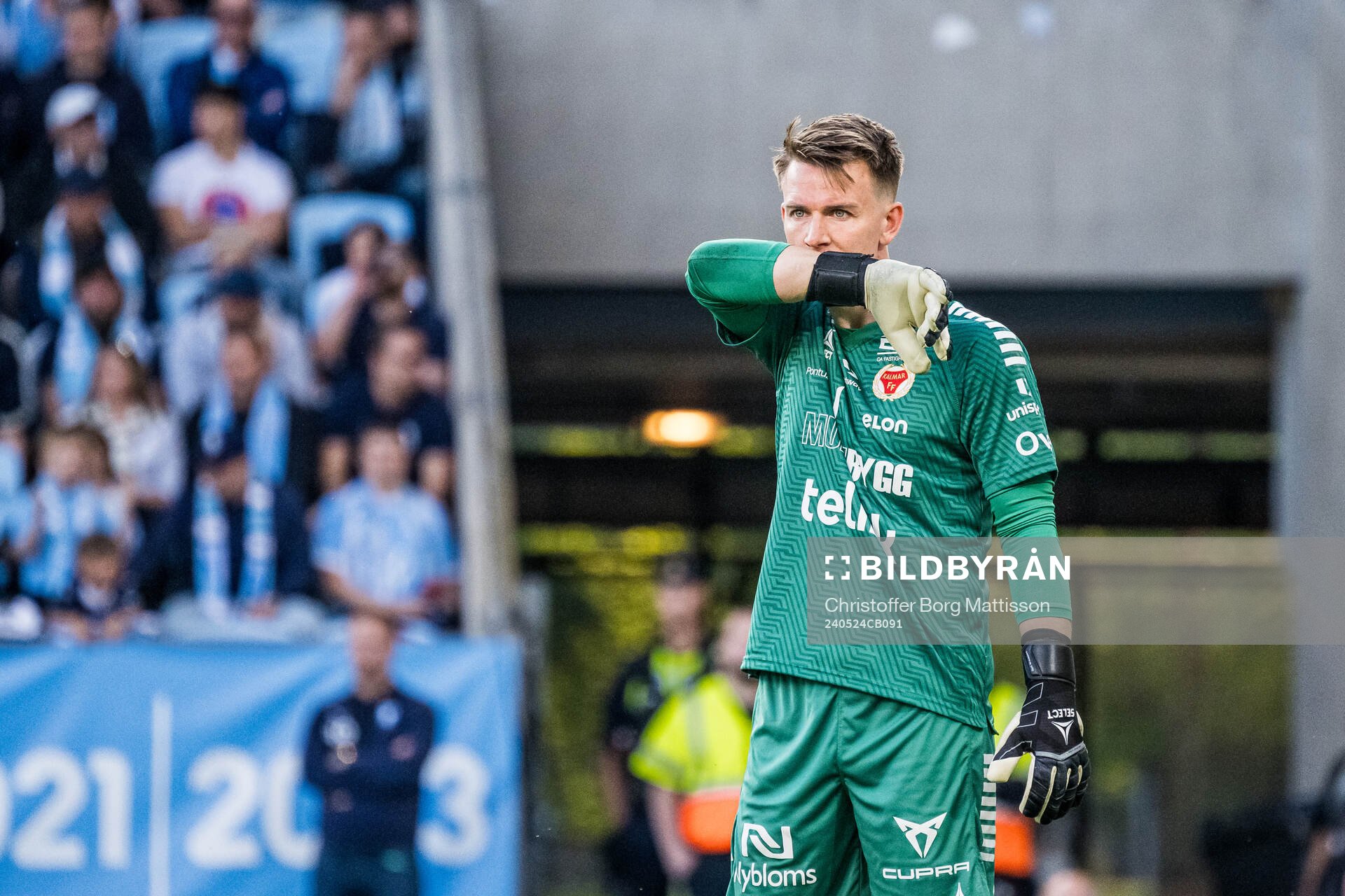 Kalmars målvakt Jakob Kindberg deppar