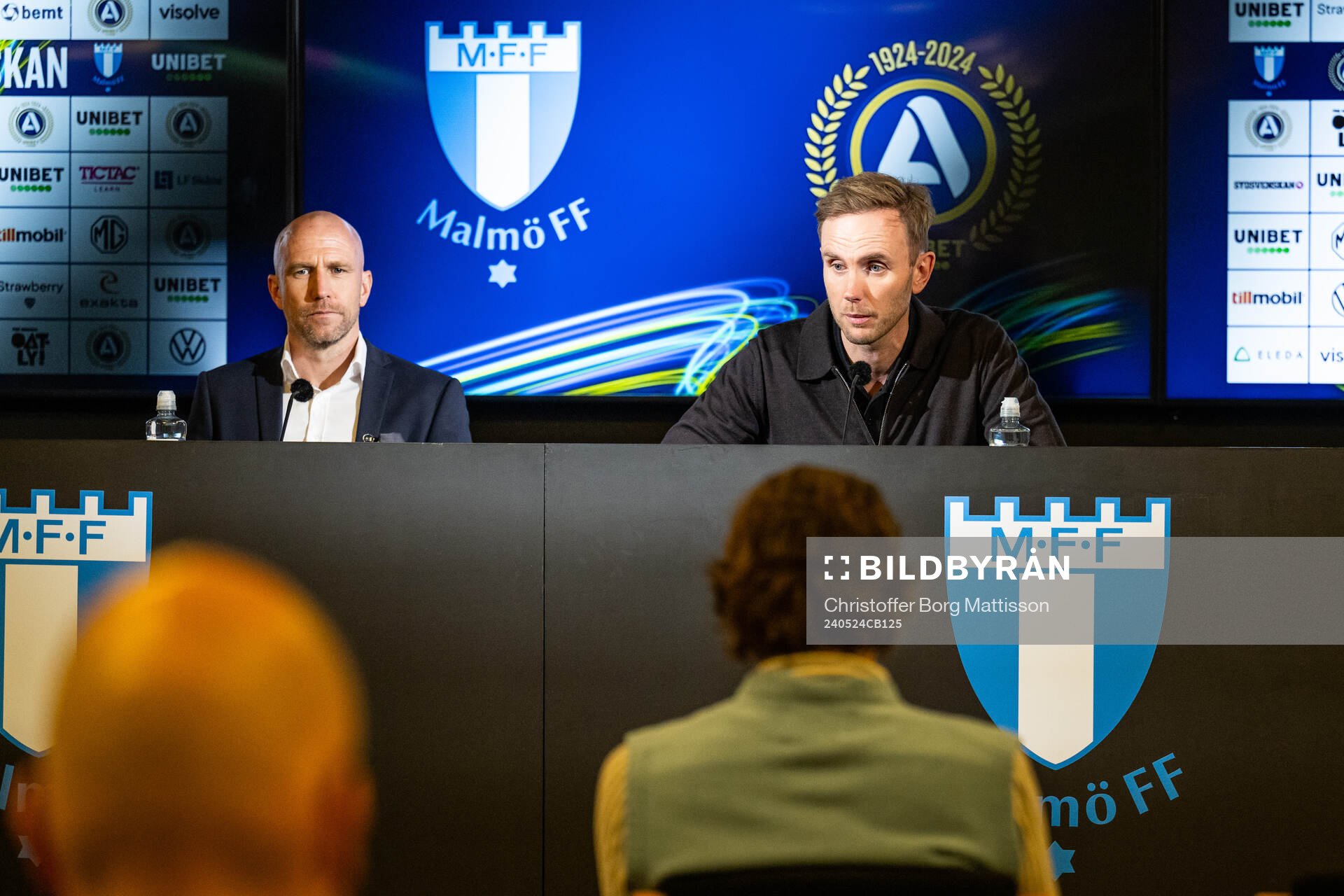 Malmö FFs tränare Henrik Rydström och Kalmars tränare