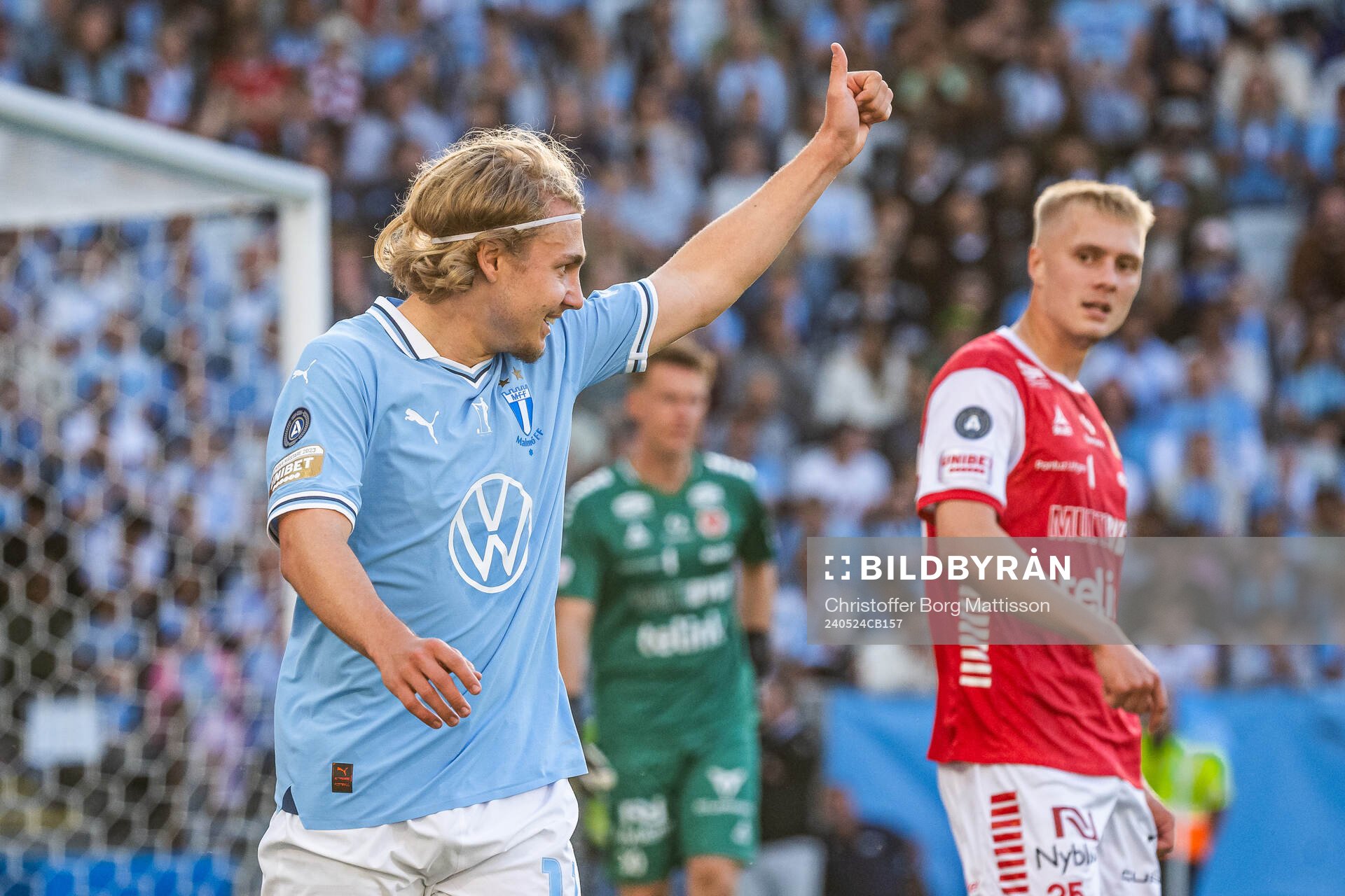 Malmö FFs Sebastian Nanasi jublar
