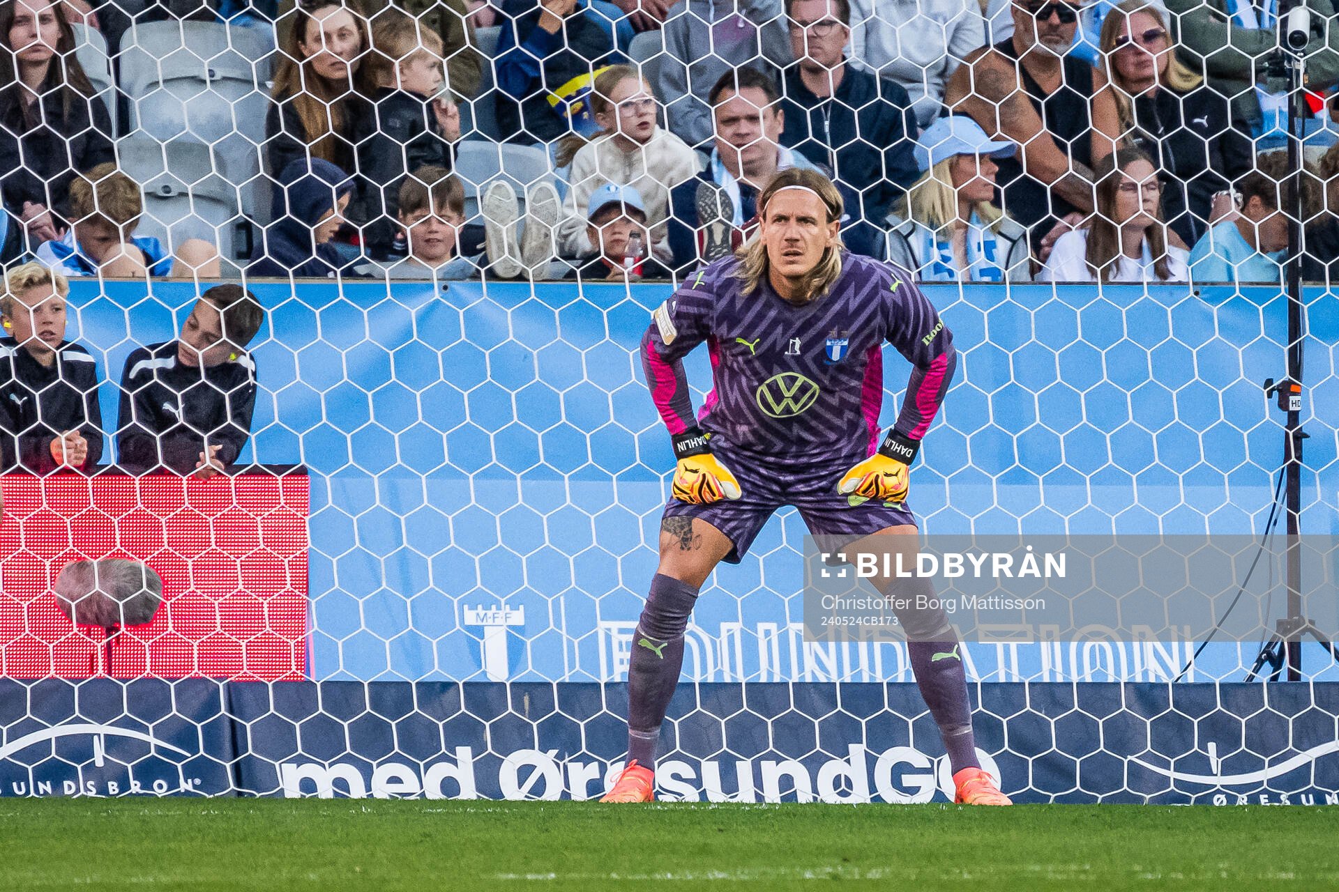 Malmö FFs målvakt Johan Dahlin