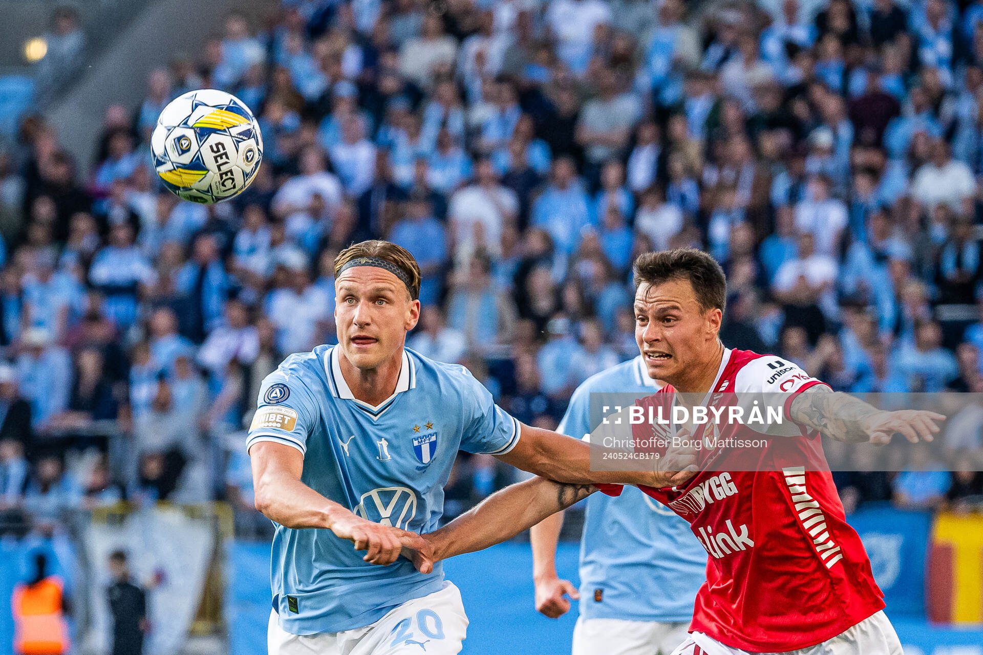 Malmö FFs Erik Botheim och Kalmars Melker Hallberg
