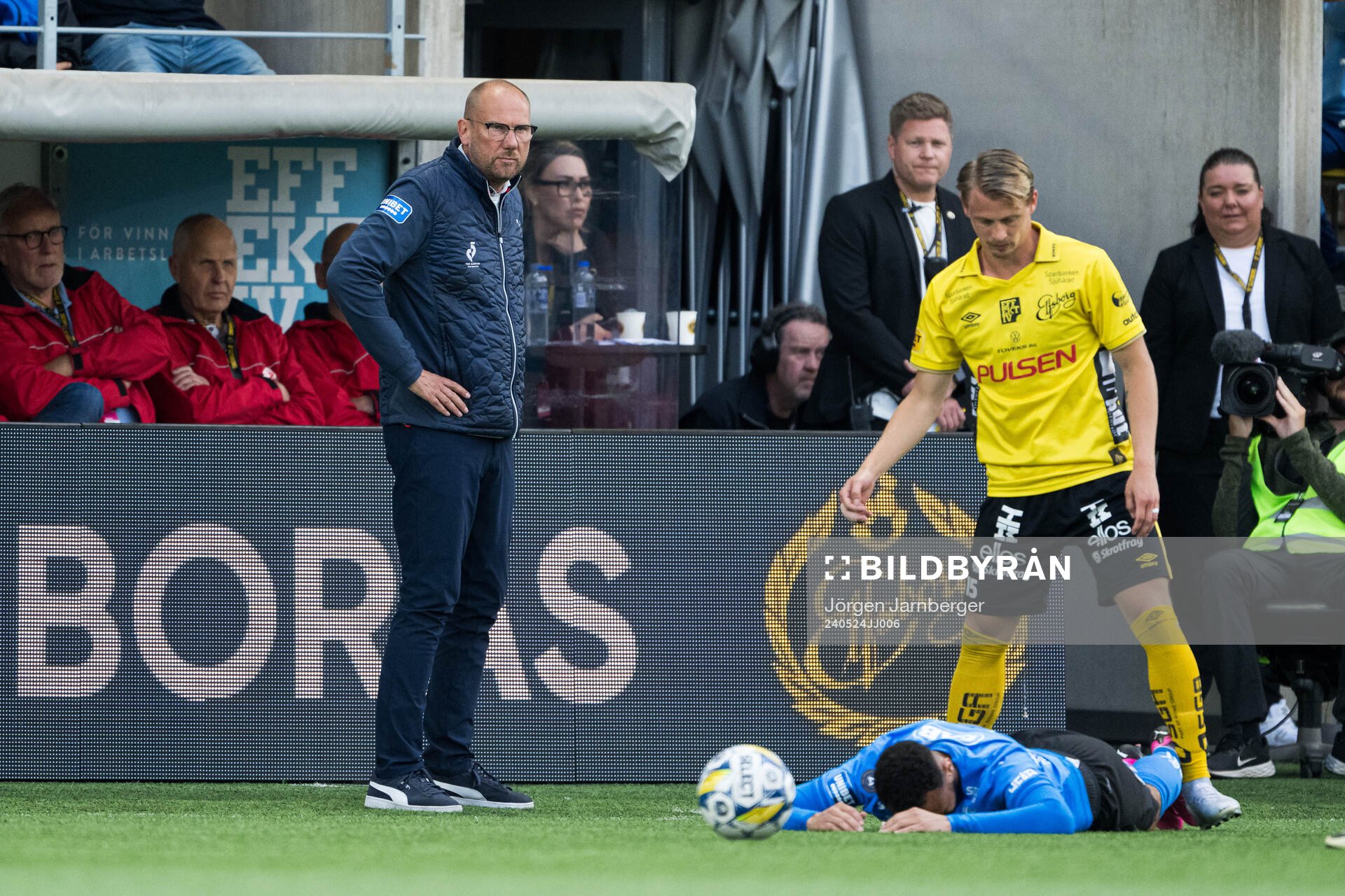 Halmstads tränare Magnus Haglund