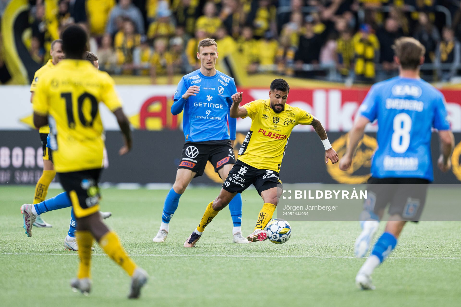 Halmstads Viktor Granath och Elfsborgs Rami Kaib