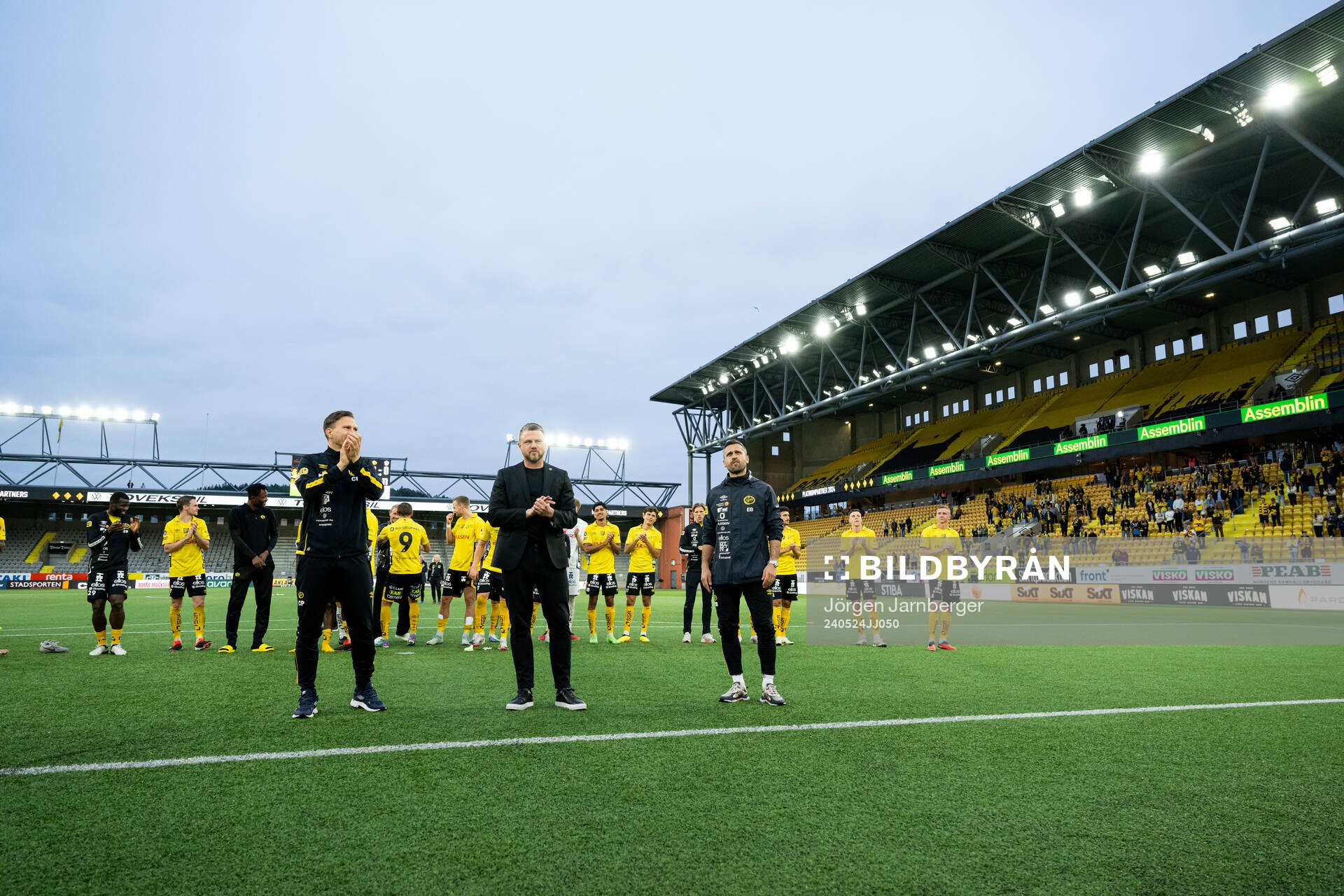 Elfsborgs manager Jimmy Thelin, assisterande tränare Emir