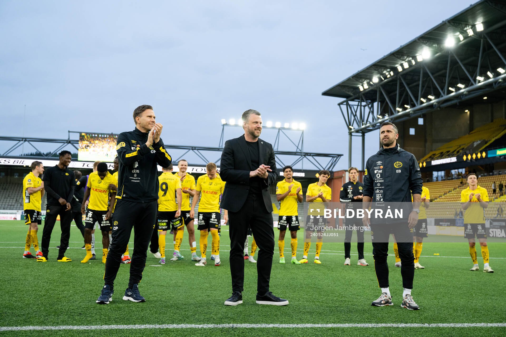 Elfsborgs manager Jimmy Thelin, assisterande tränare Emir