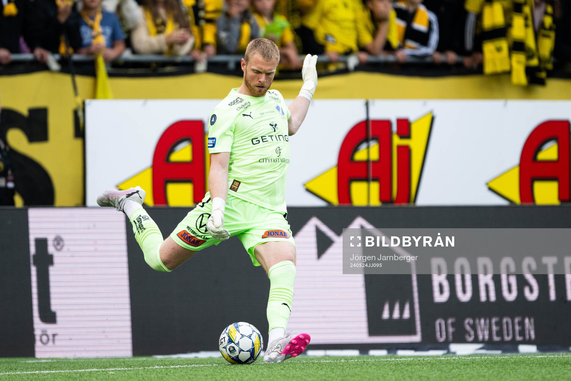 Halmstads målvakt Tim Erlandsson