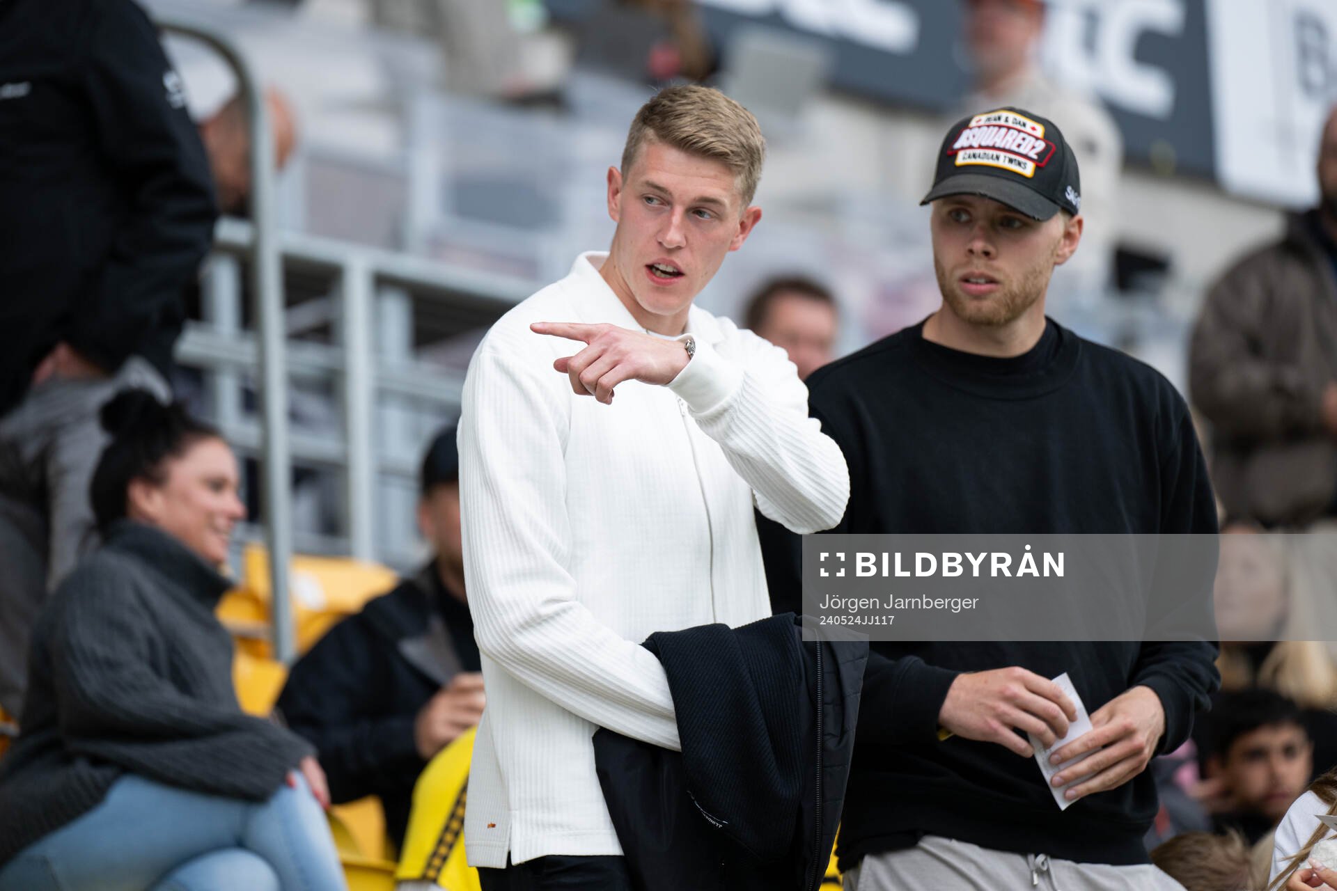 Före detta Elfsborgs spelarna Alexander Bernhardsson och