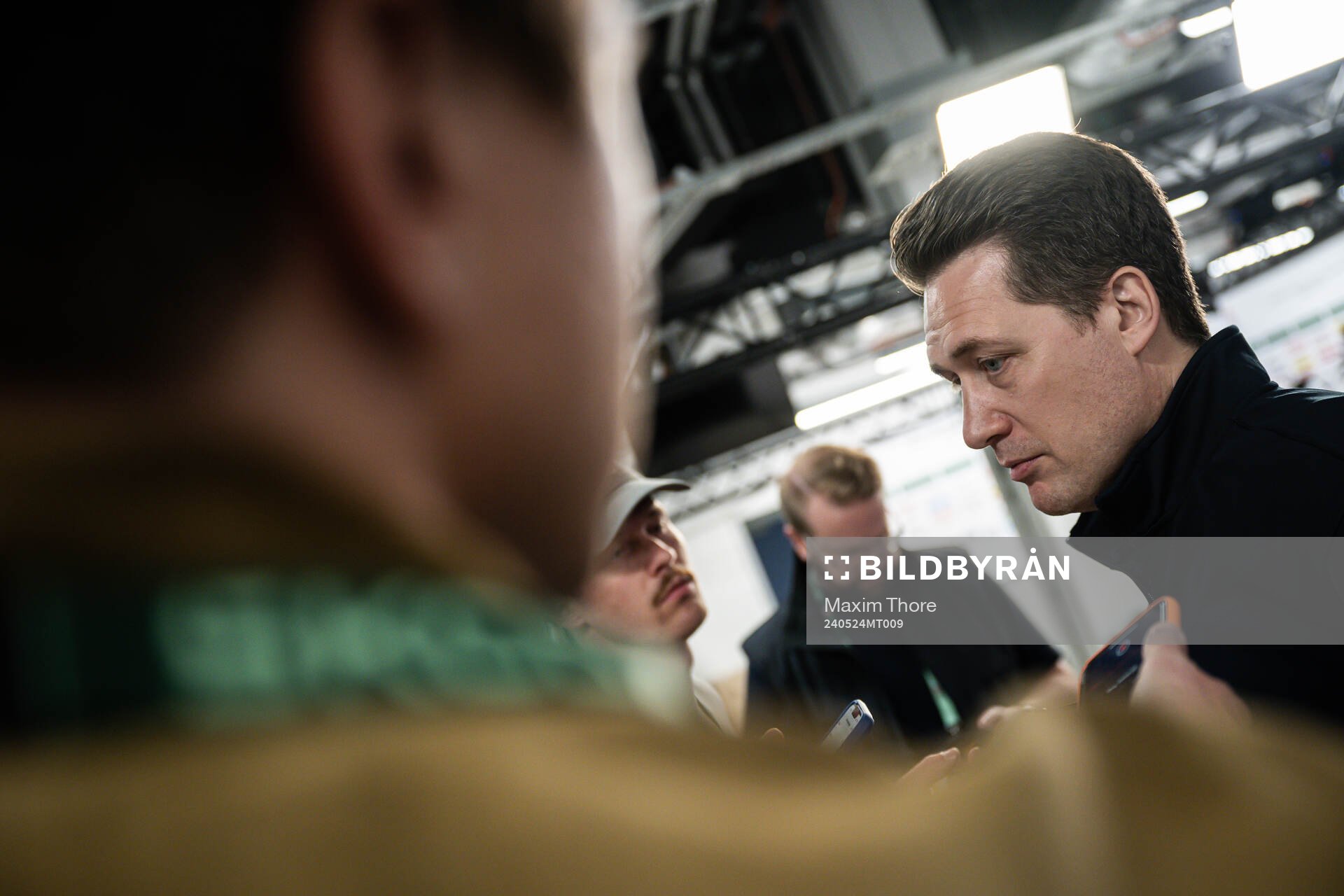 Head coach Sam Hallam of Sweden