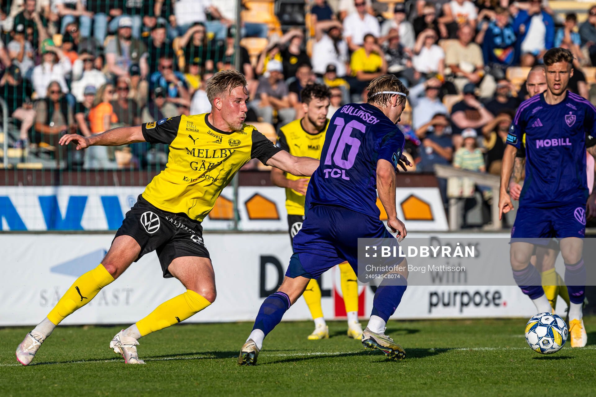 Mjällbys Herman Johansson och Djurgårdens Tobias Gulliksen