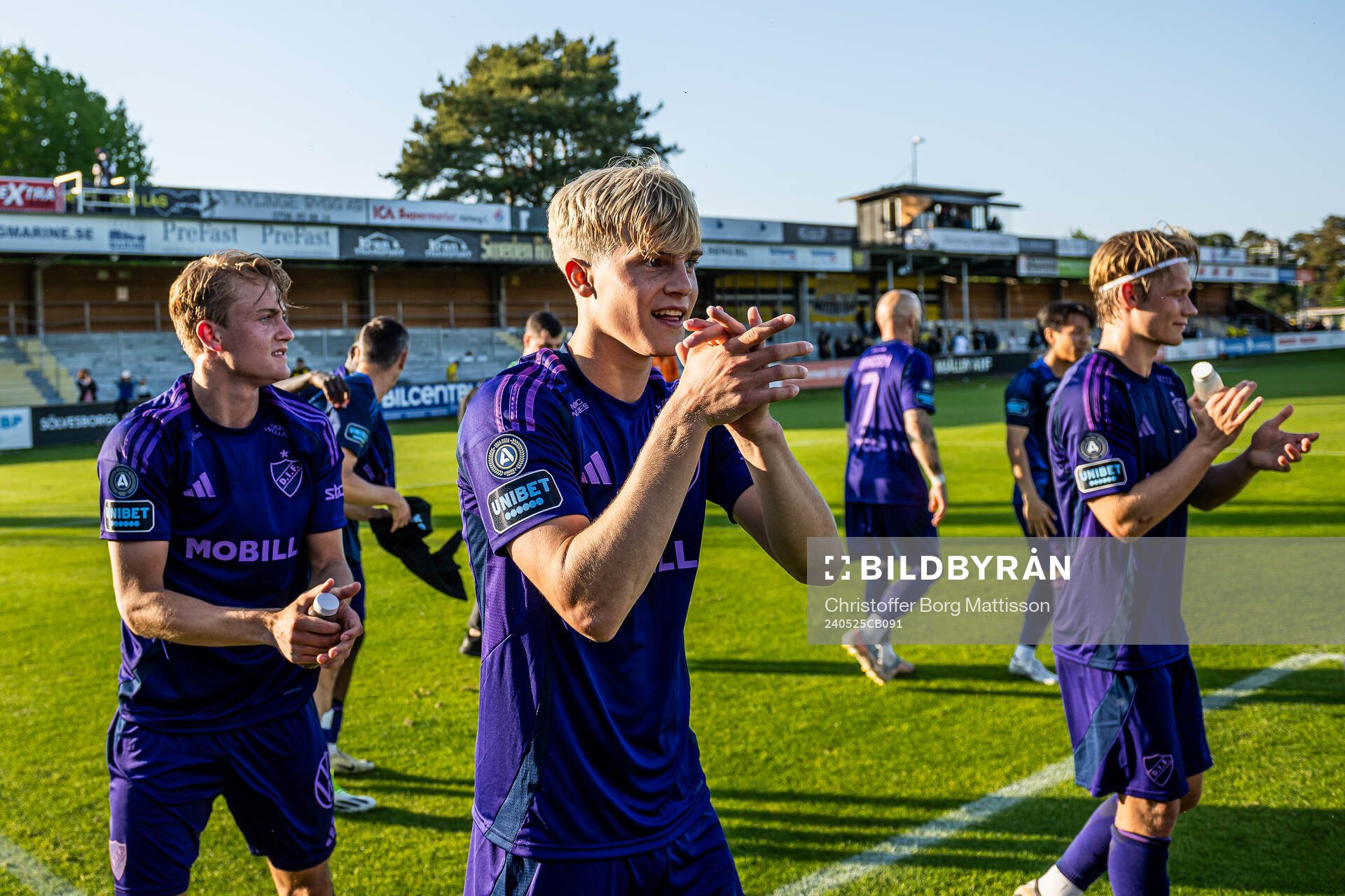 Djurgårdens Oskar Fallenius, Lucas Bergvall och Tobias