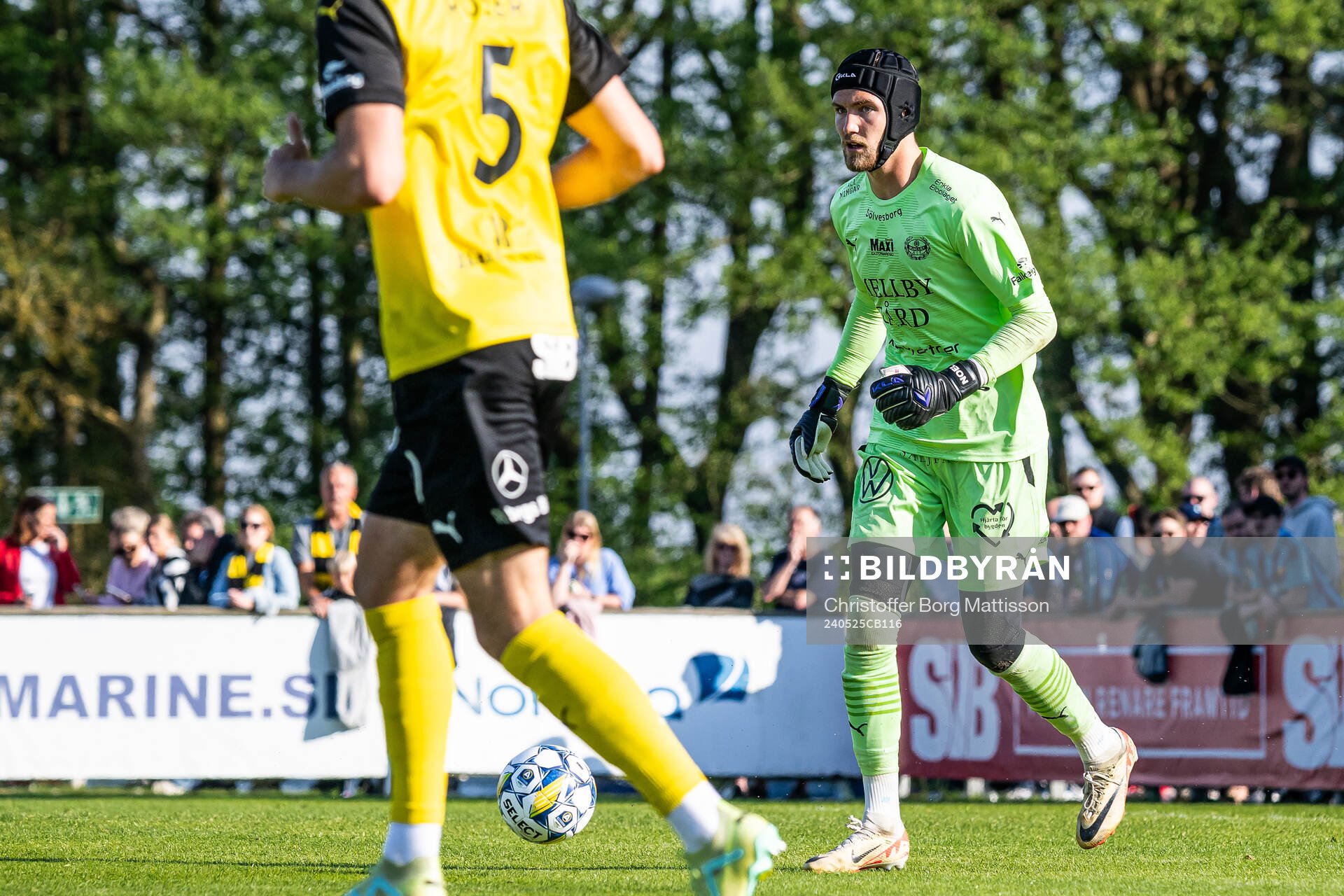 Mjällbys målvakt Noel Törnqvist