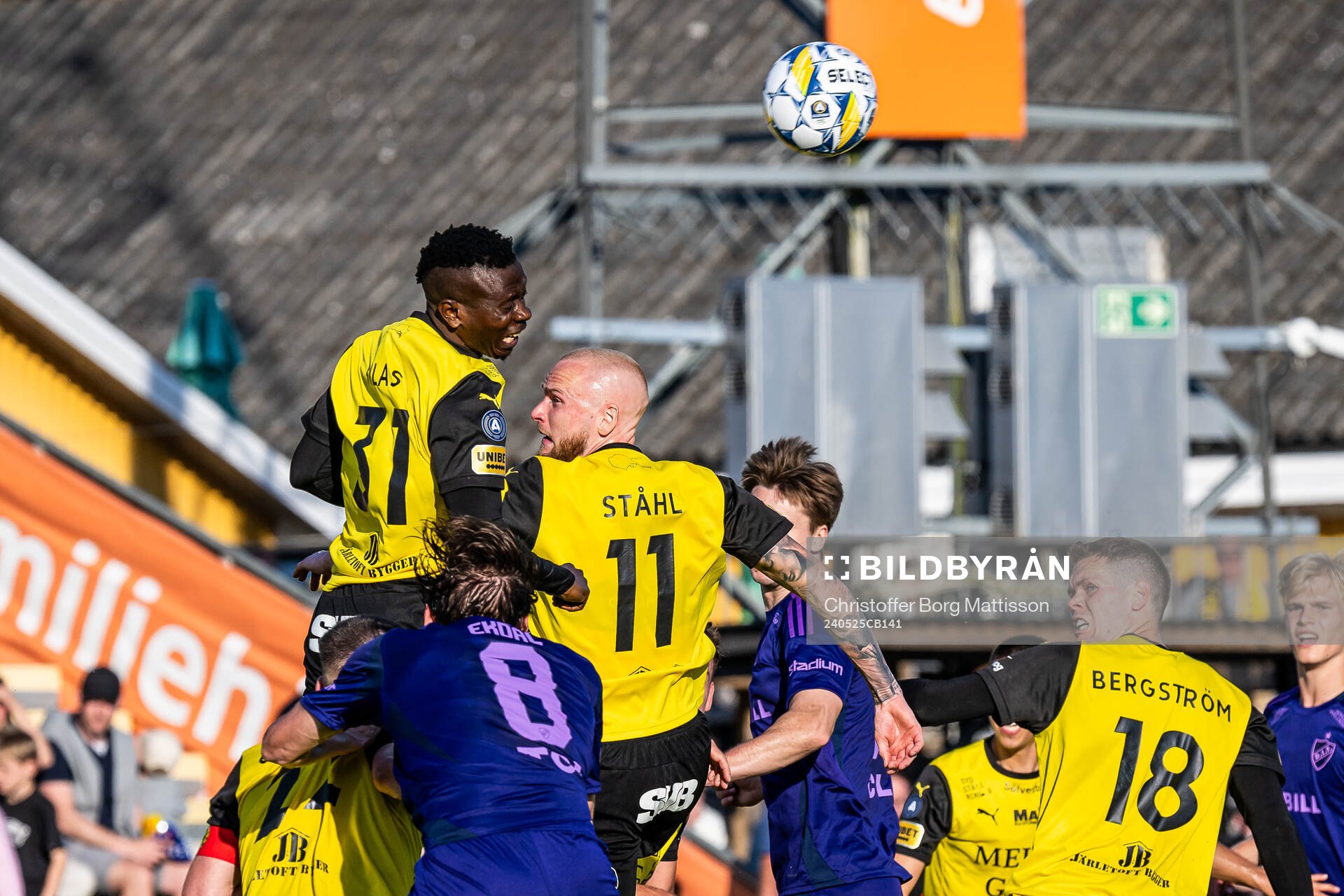 Mjällbys Silas Nwankwo och Adam Ståhl