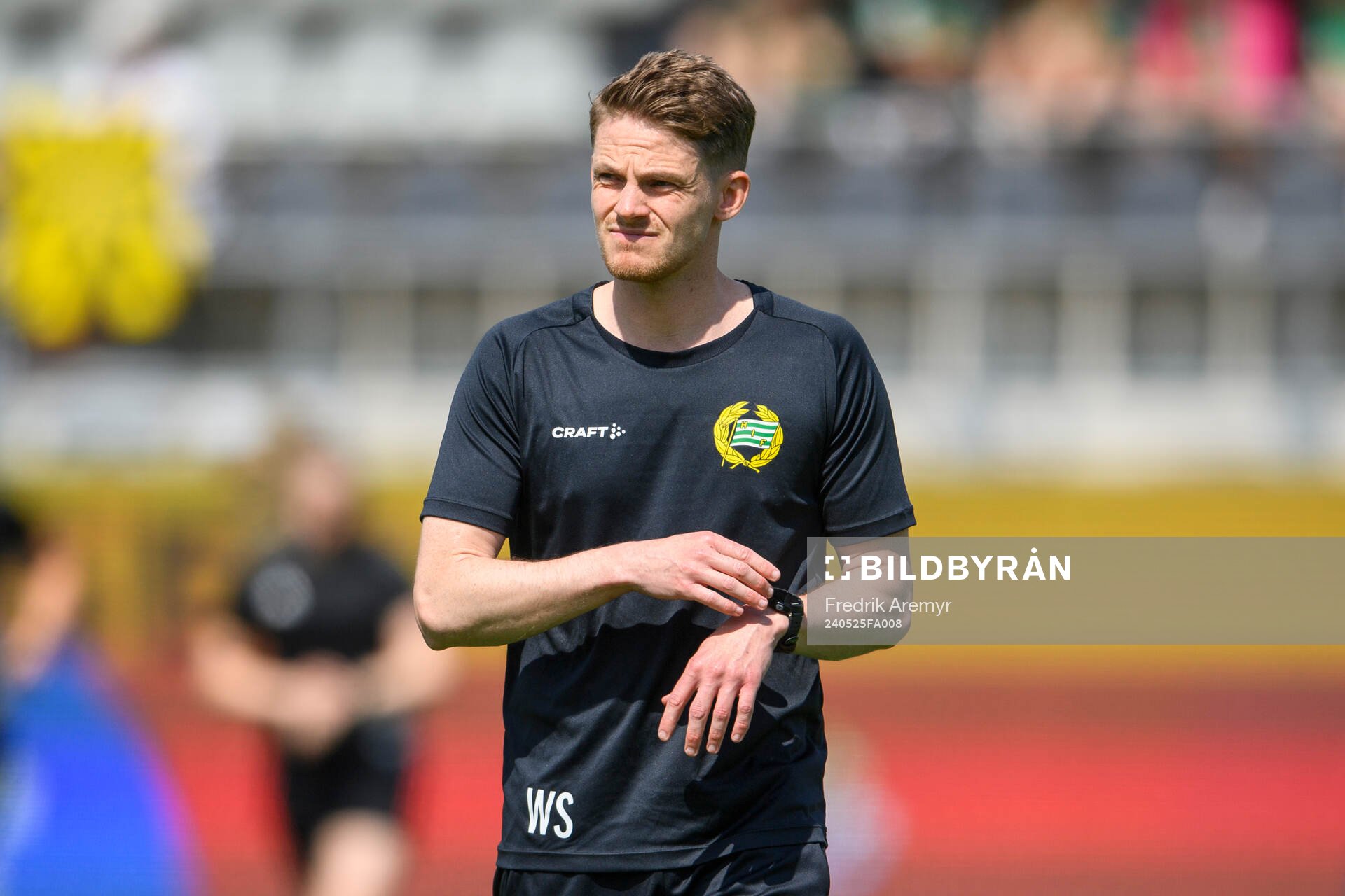 Hammarbys assisterande tränare William Strömberg