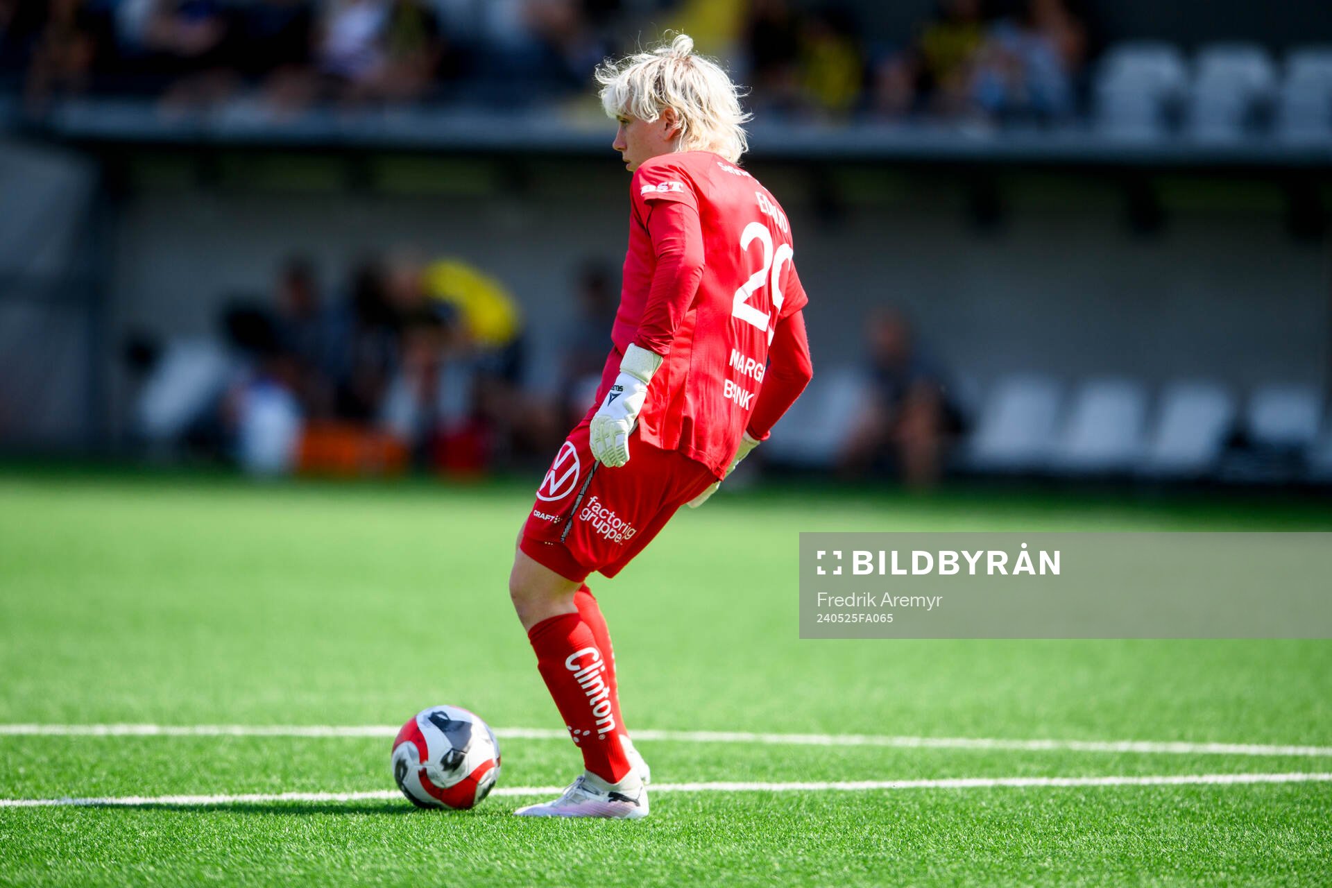 Hammarbys målvakt Moa Edrud