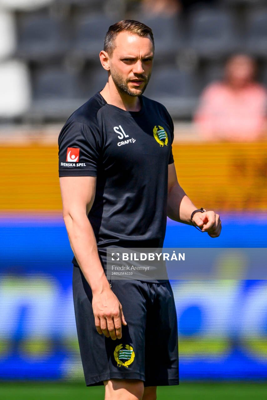 Hammarbys fystränare Sebastian Larsson