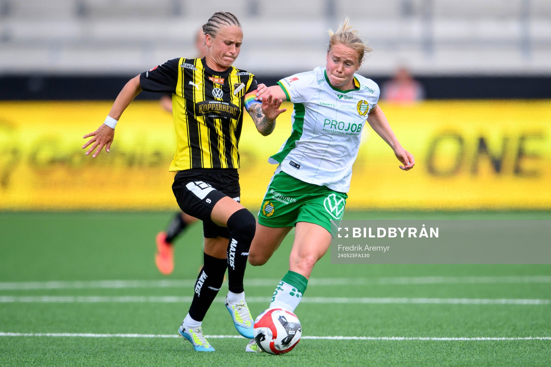 Häckens Filippa Curmark och Hammarbys Julie Blakstad