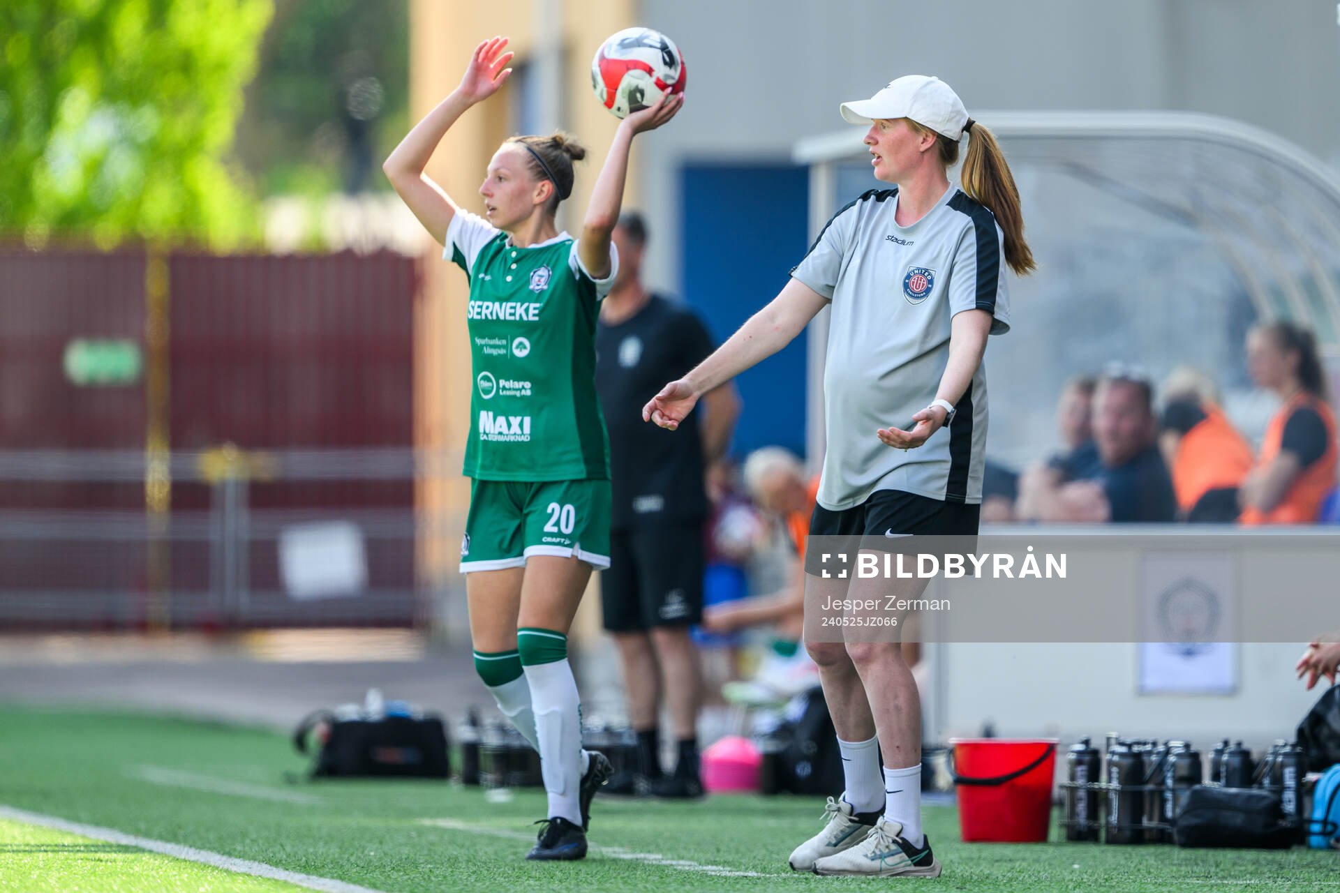 Eskilstuna Uniteds tränare Vaila Barsley