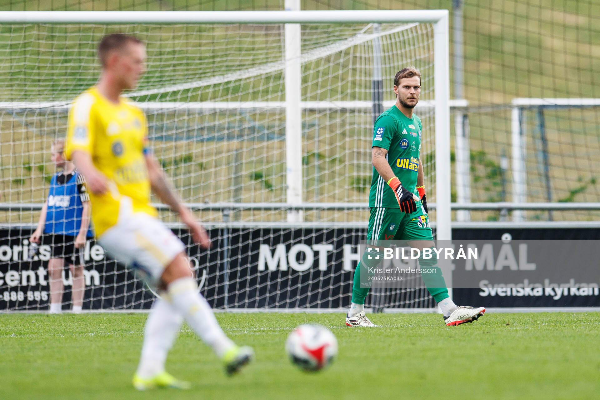 Falkenbergs målvakt Anton Andersson
