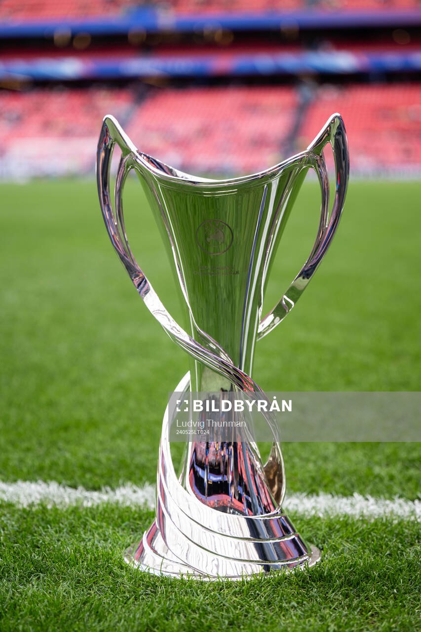 The Champions League trophy