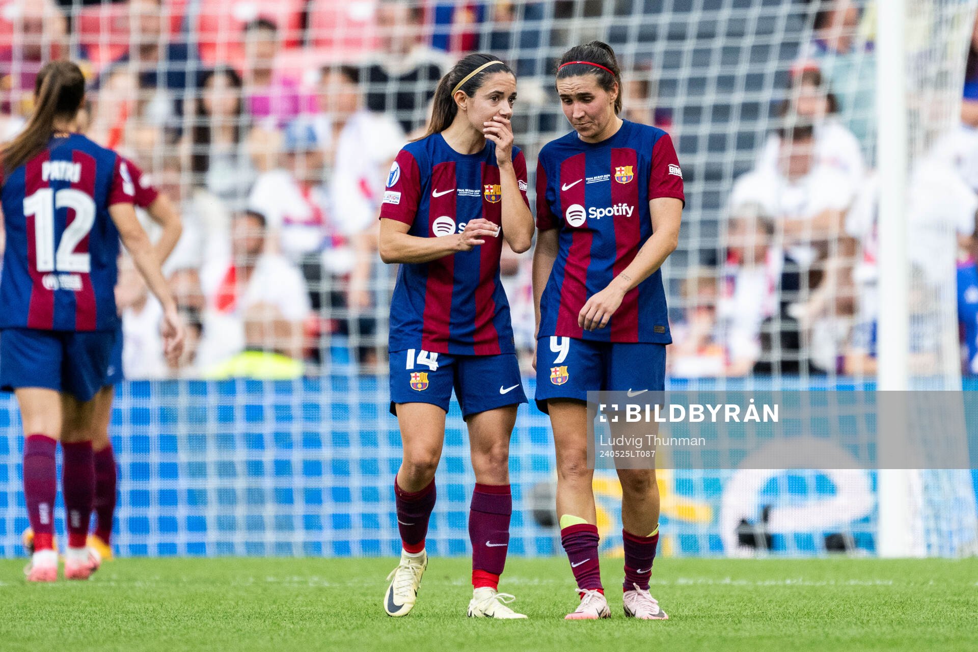 Aitana Bonmati and Mariona Caldentey of Barcelona