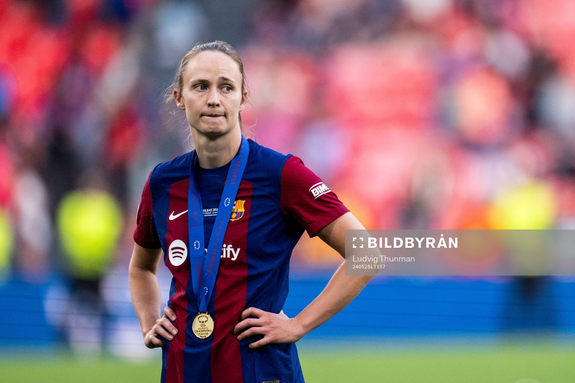 Caroline Graham Hansen of Barcelona