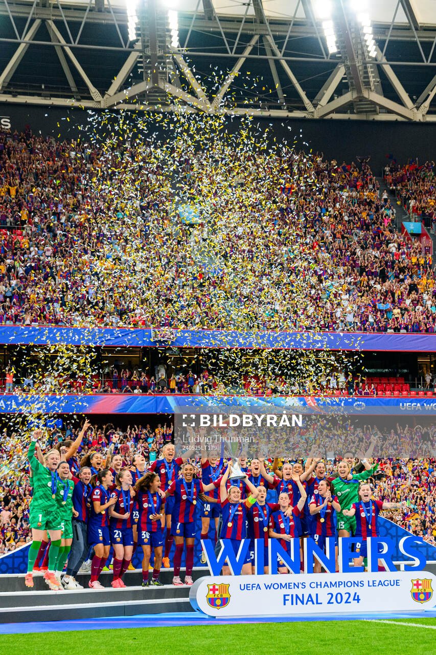 during the UEFA Women's Champions League final between