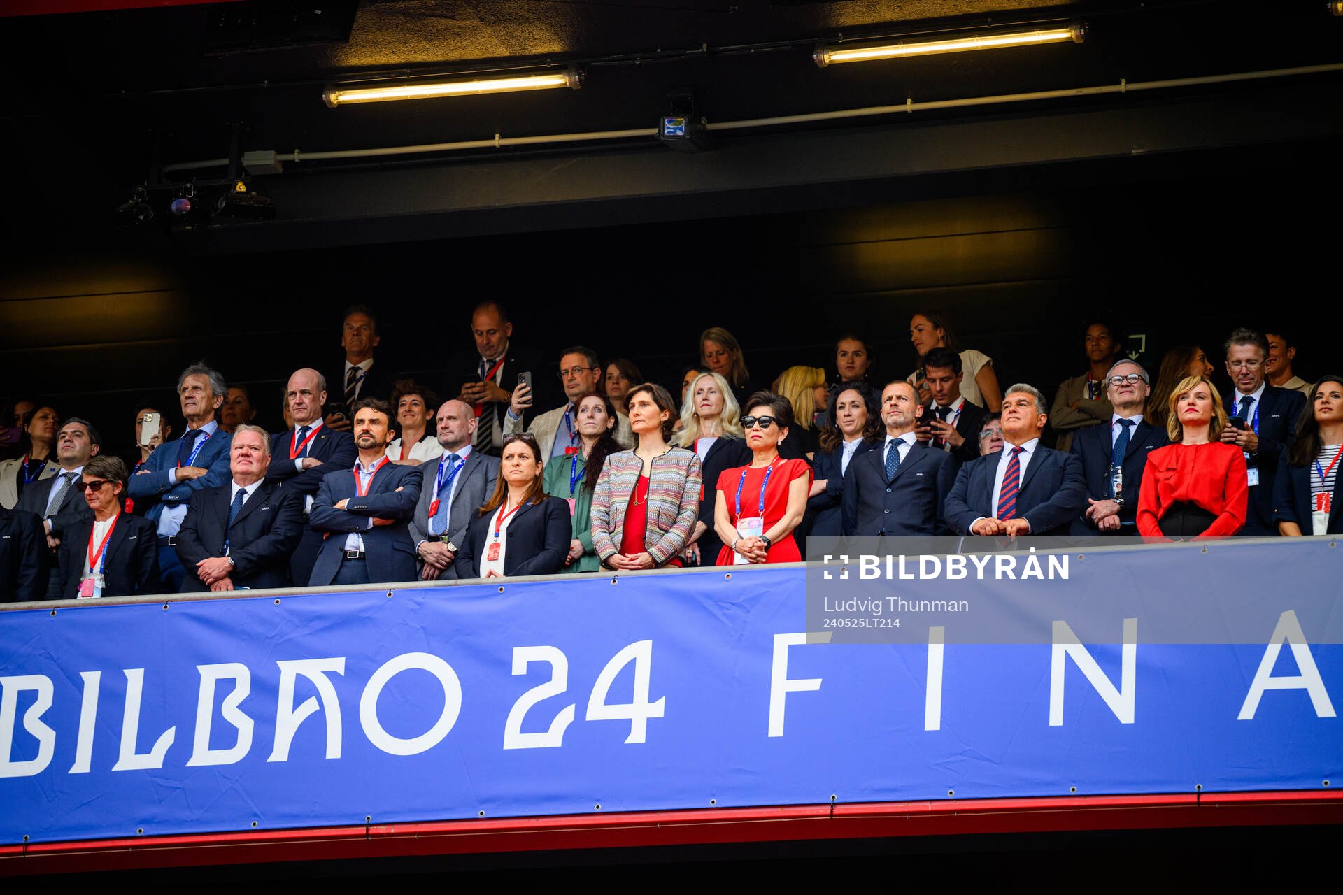Karl-Erik Nilsson, vice president of UEFA and Fredrik