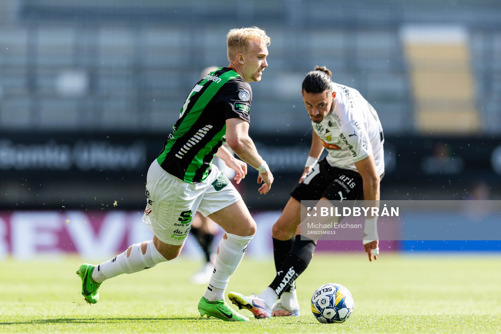 GAIS Robin Wendin Thomasson och Häckens Amor Layouni