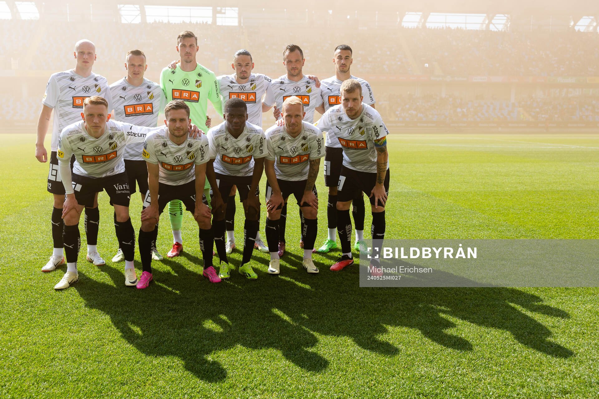 Häckens startelva innan fotbollsmatchen i Allsvenskan