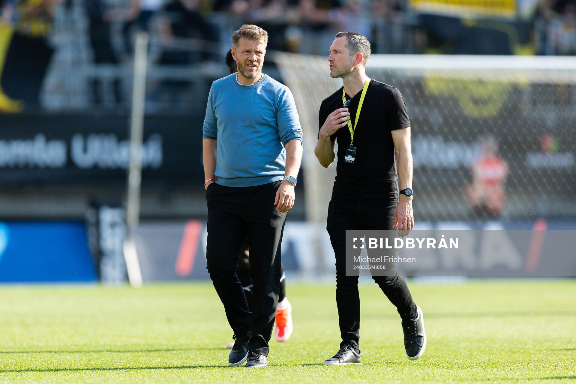 Häckens tränare Pål Arne Johansen och sportchef Martin