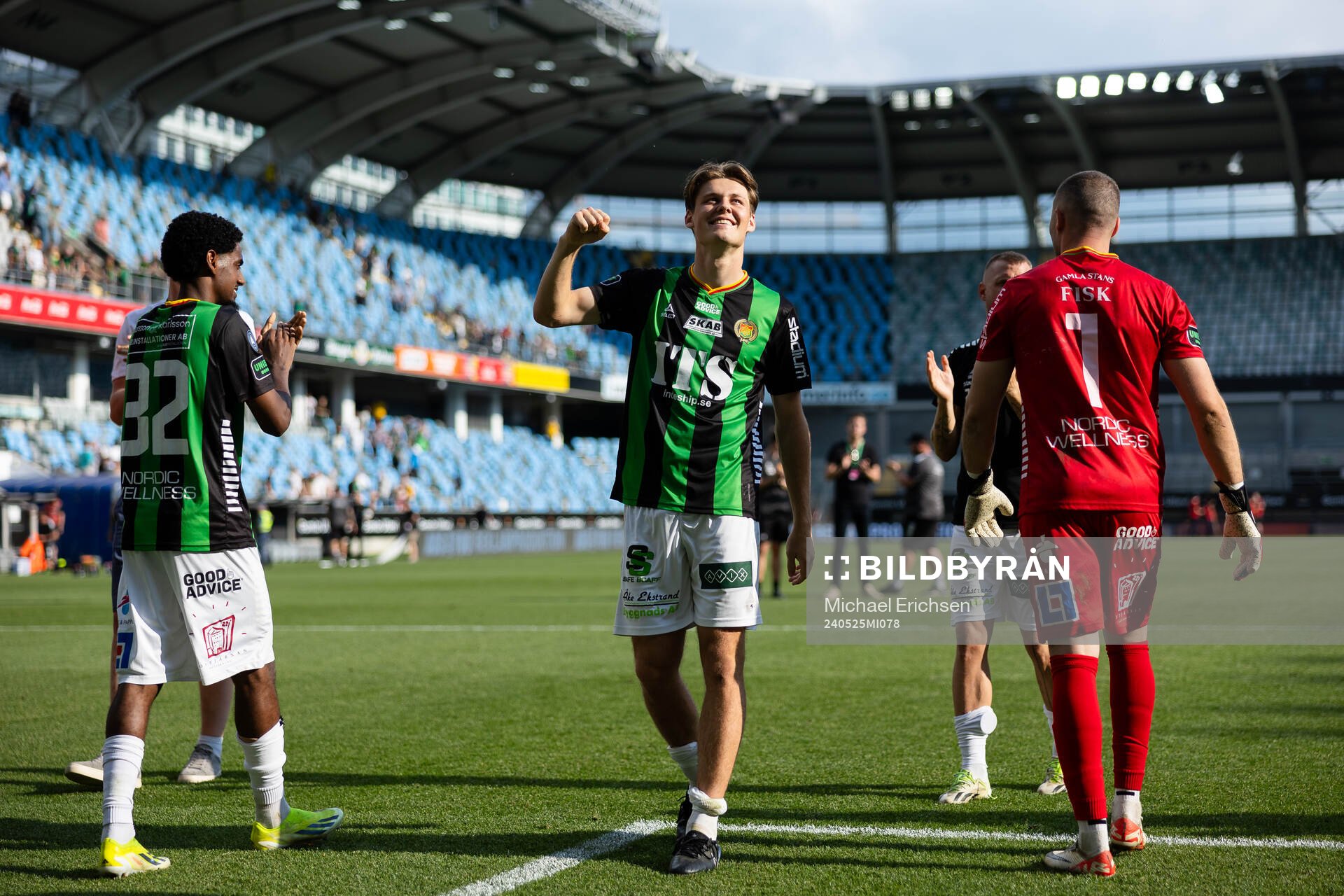 GAIS Axel Henriksson jublar
