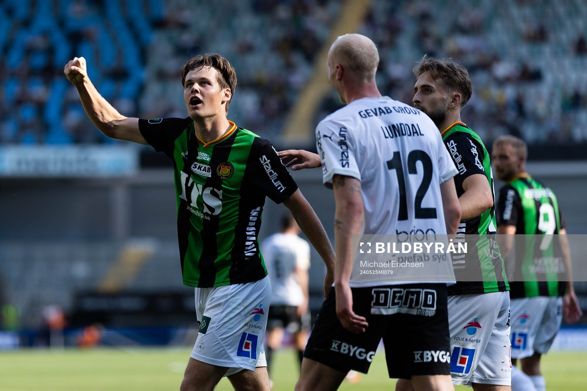 GAIS Axel Henriksson jublar