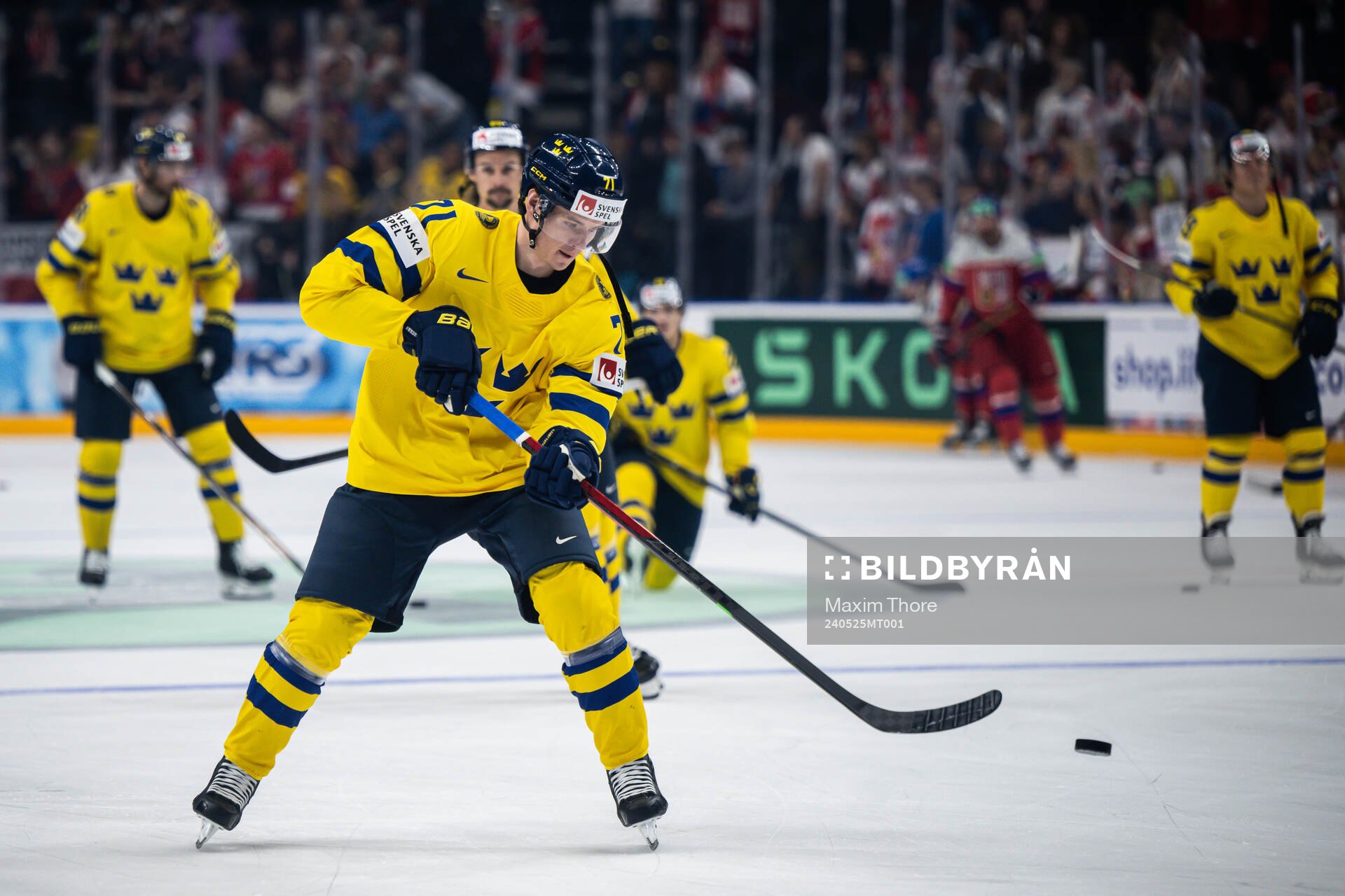 Victor Olofsson of Sweden