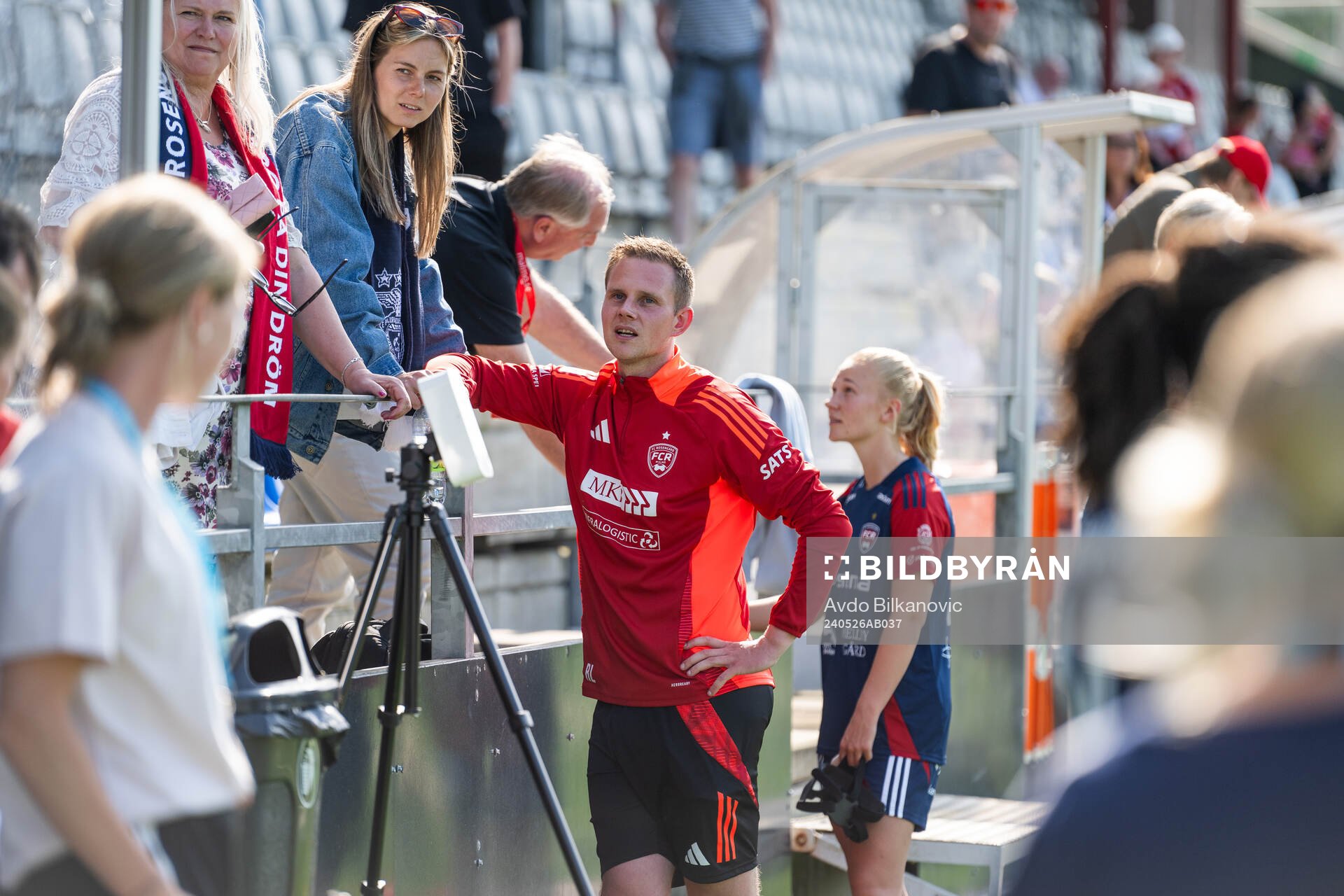 FC Rosengårds assisterande tränare Robin Lindrososunder