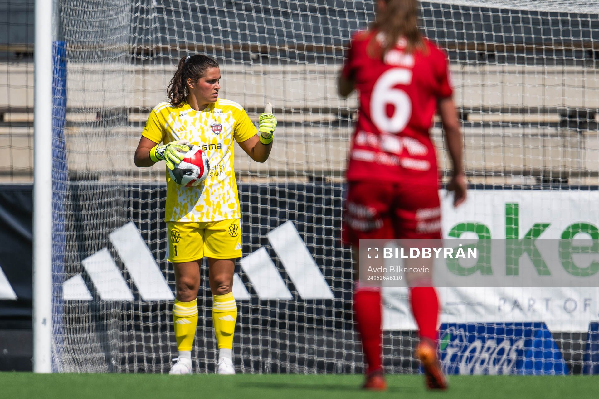 FC Rosengårds målvakt Eartha Cumings
