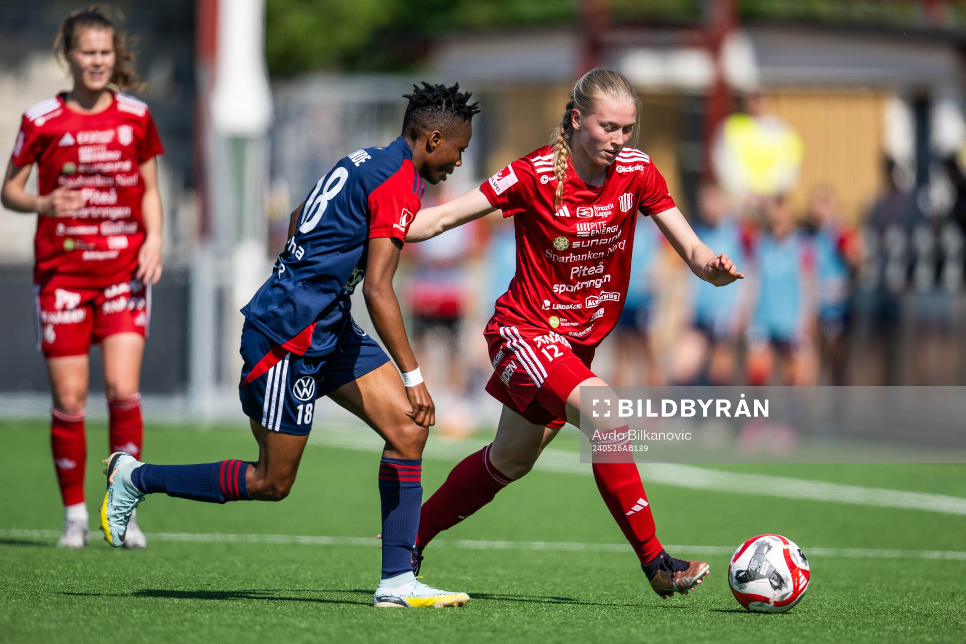 FC Rosengårds Halimatu Ibrahim Ayinde jagar Piteås Saga