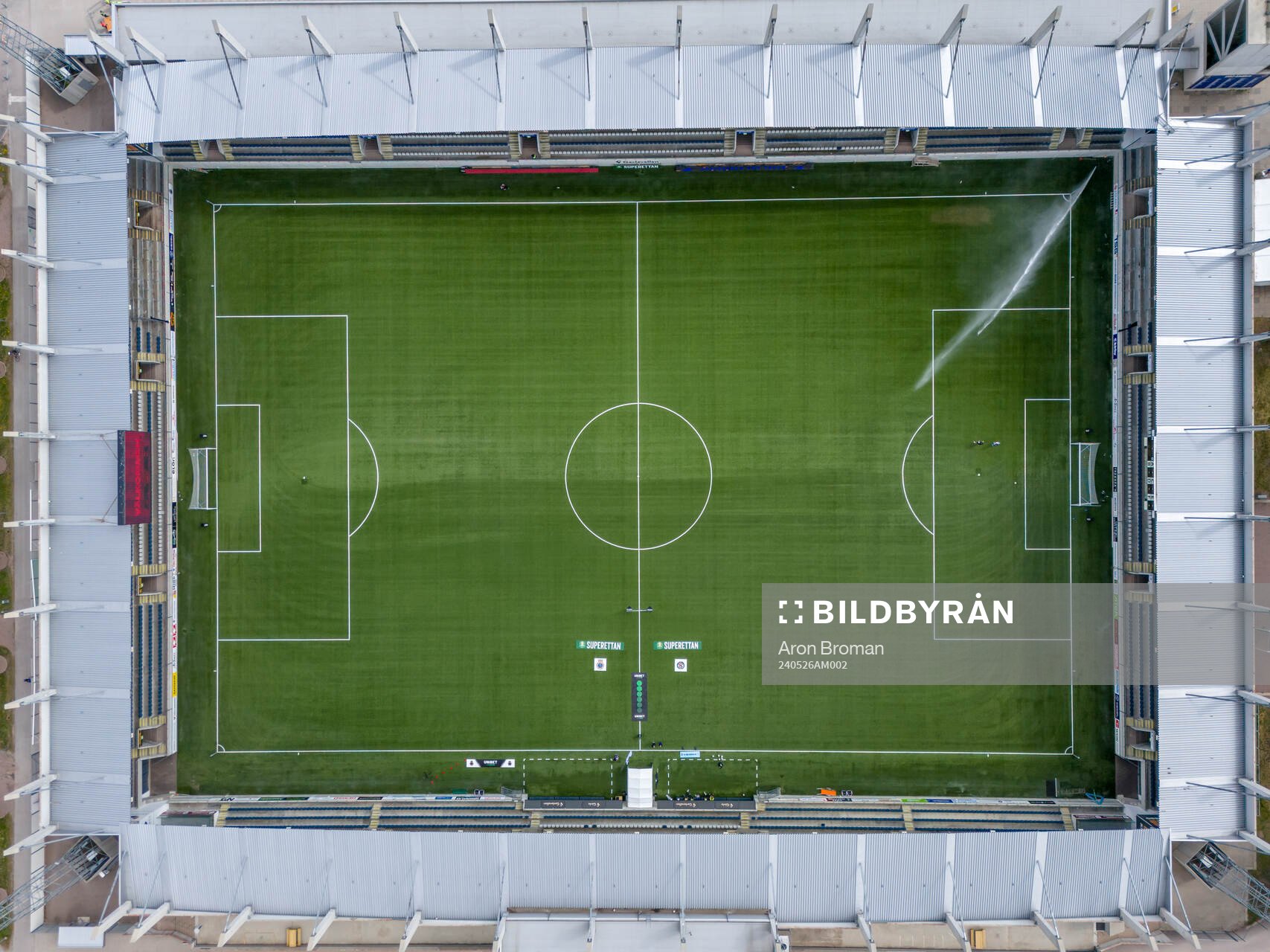 Drönarvy av Gavlevallen