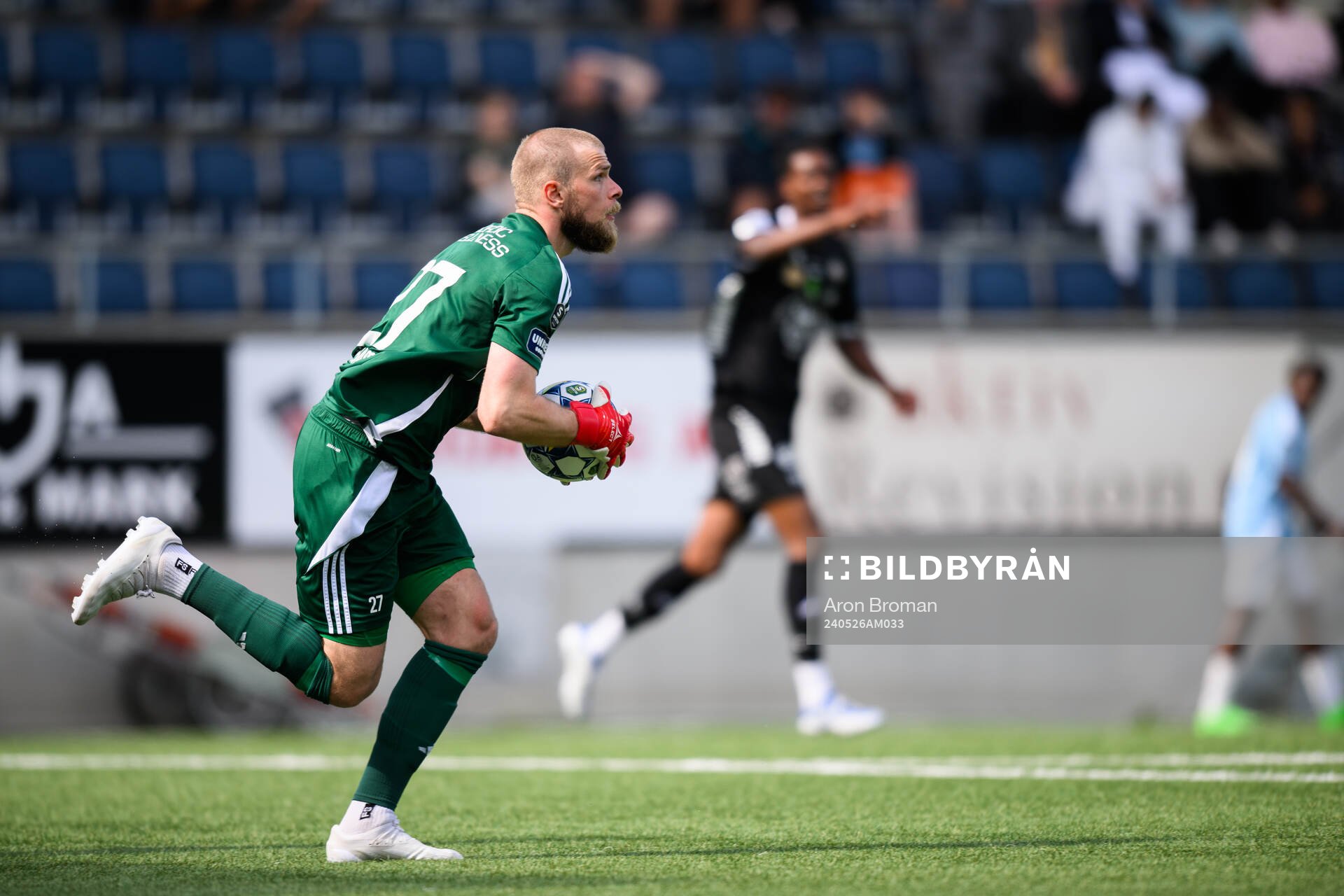 Gefles målvakt Tobias Johansson