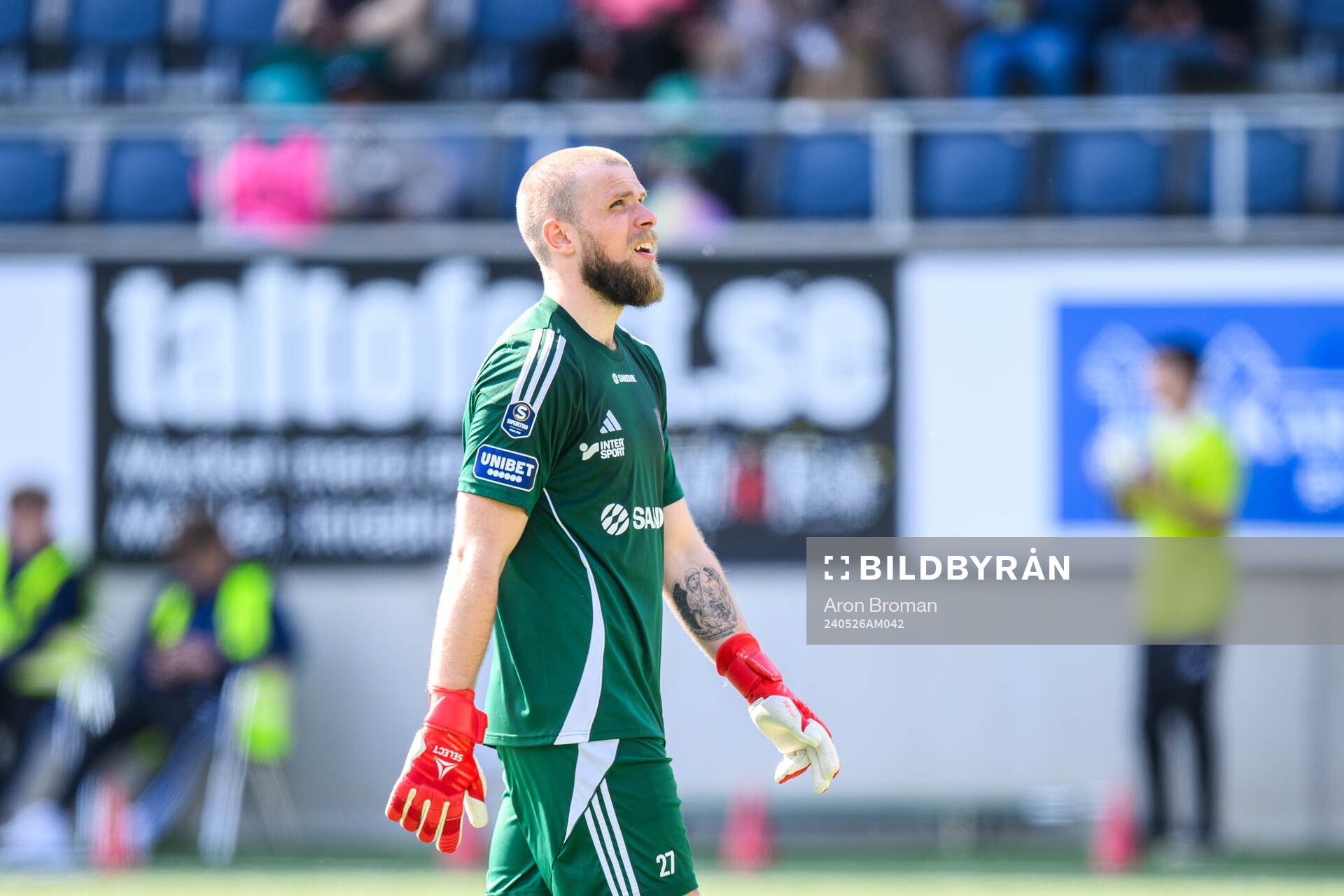 Gefles målvakt Tobias Johansson