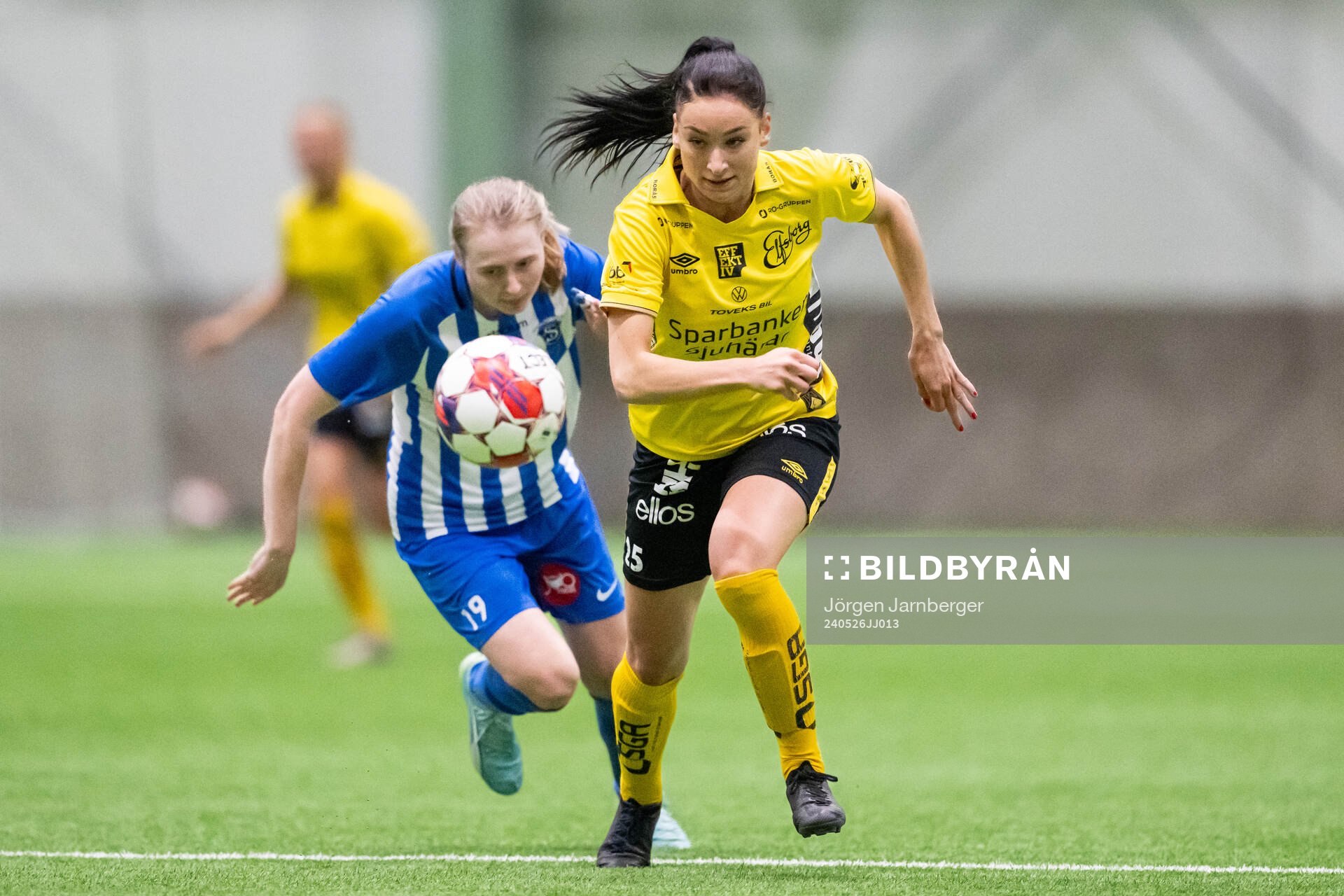 Elfsborgs Izabella Bergström och Segeltorps IFs Melina