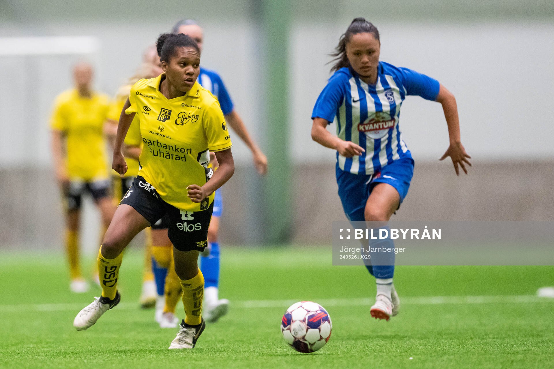 Elfsborgs Vanessa Lopez och Segeltorps IFs Filippa Sand