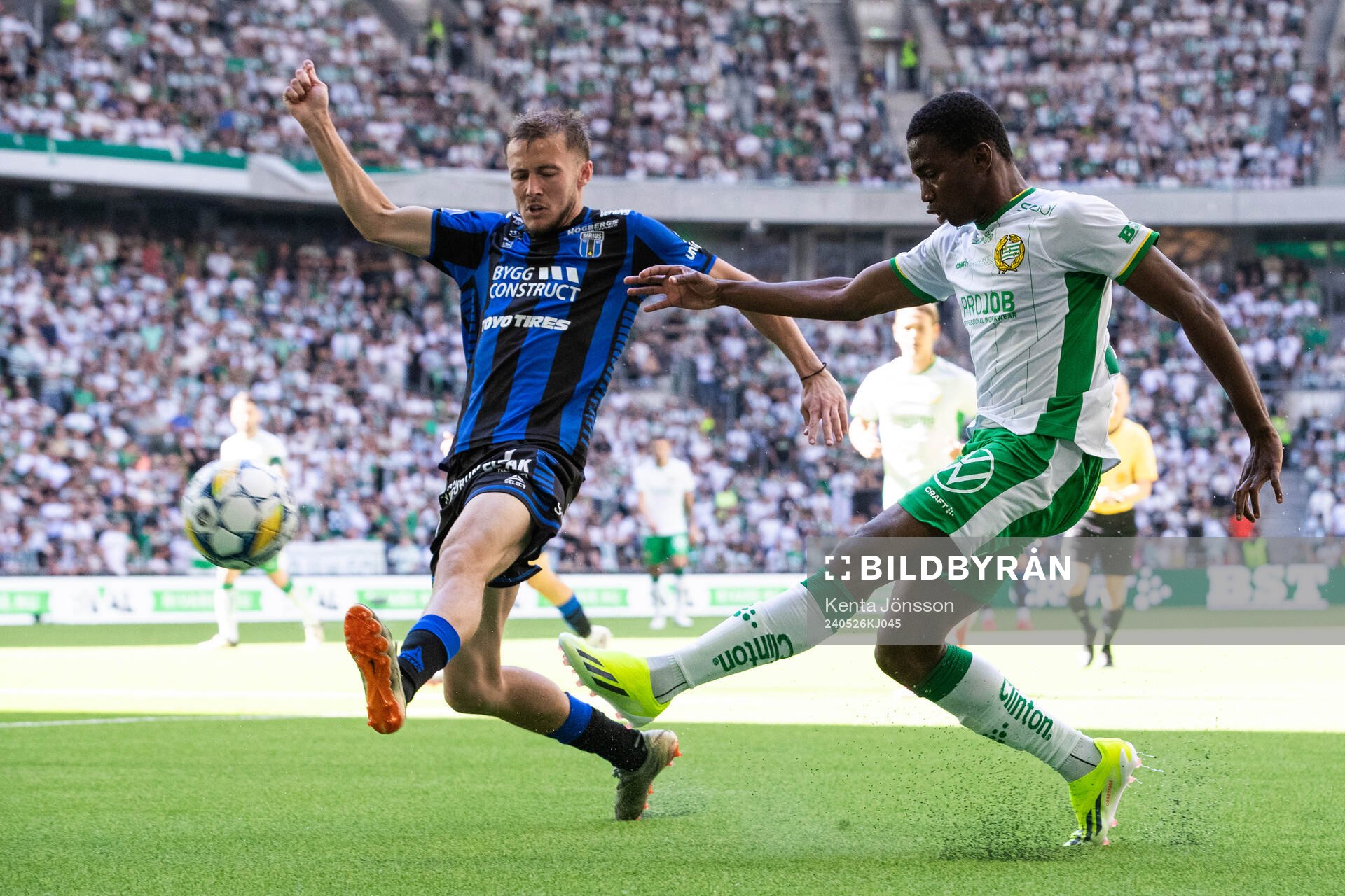 Sirius Melker Heier och Hammarbys Bouzomana Toure