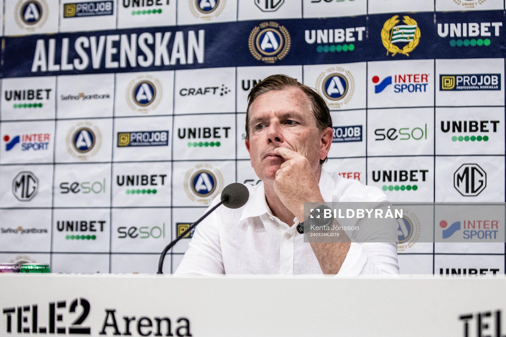 Sirius tränare Christer Mattiasson deppar