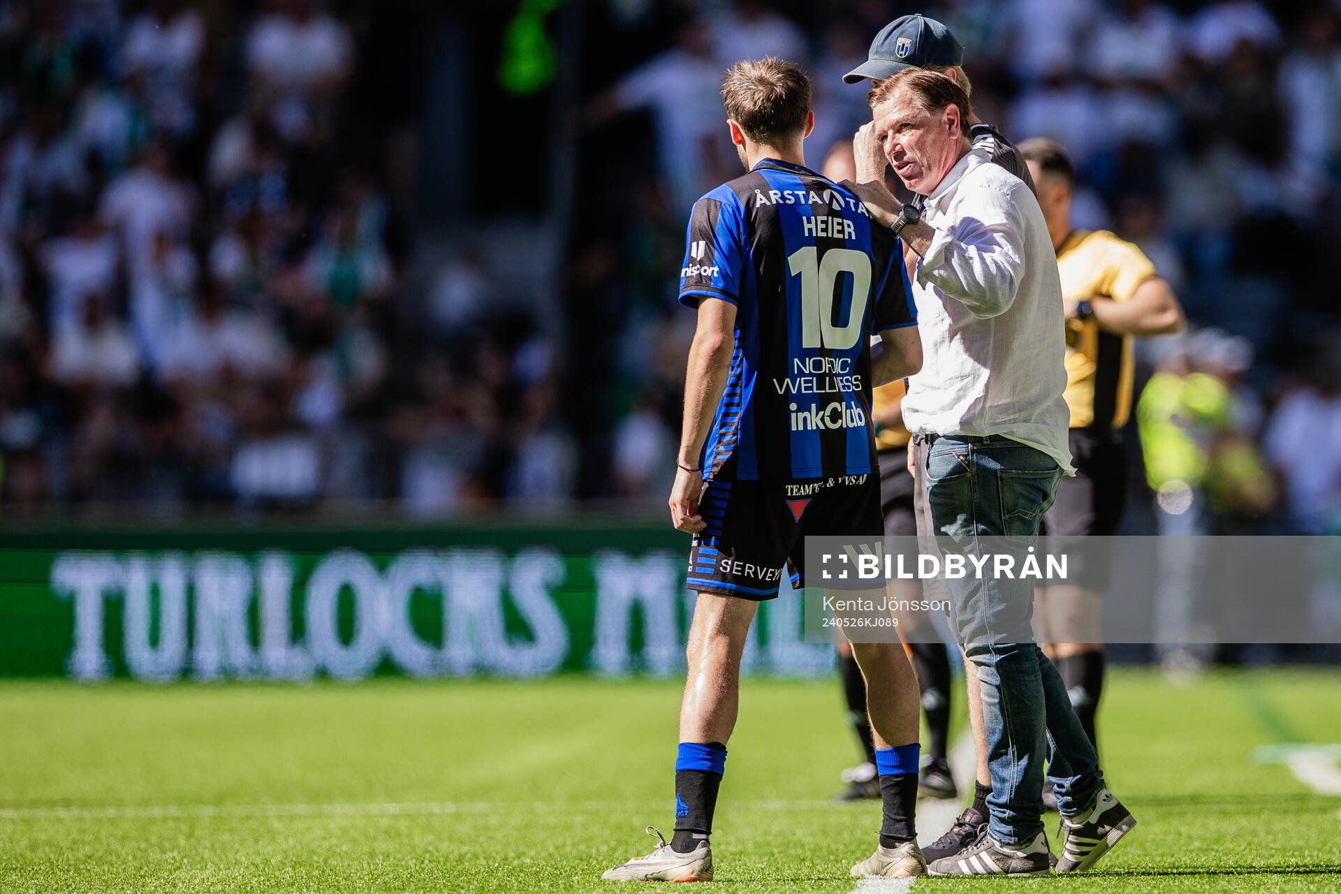 Sirius Melker Heier och tränare Christer Mattiasson